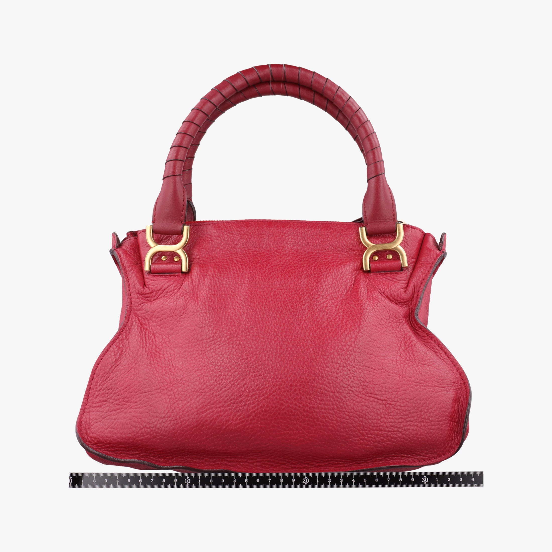 Pre-owned Chloe Mercy Red Leather  shoulderbag | stylenewstar