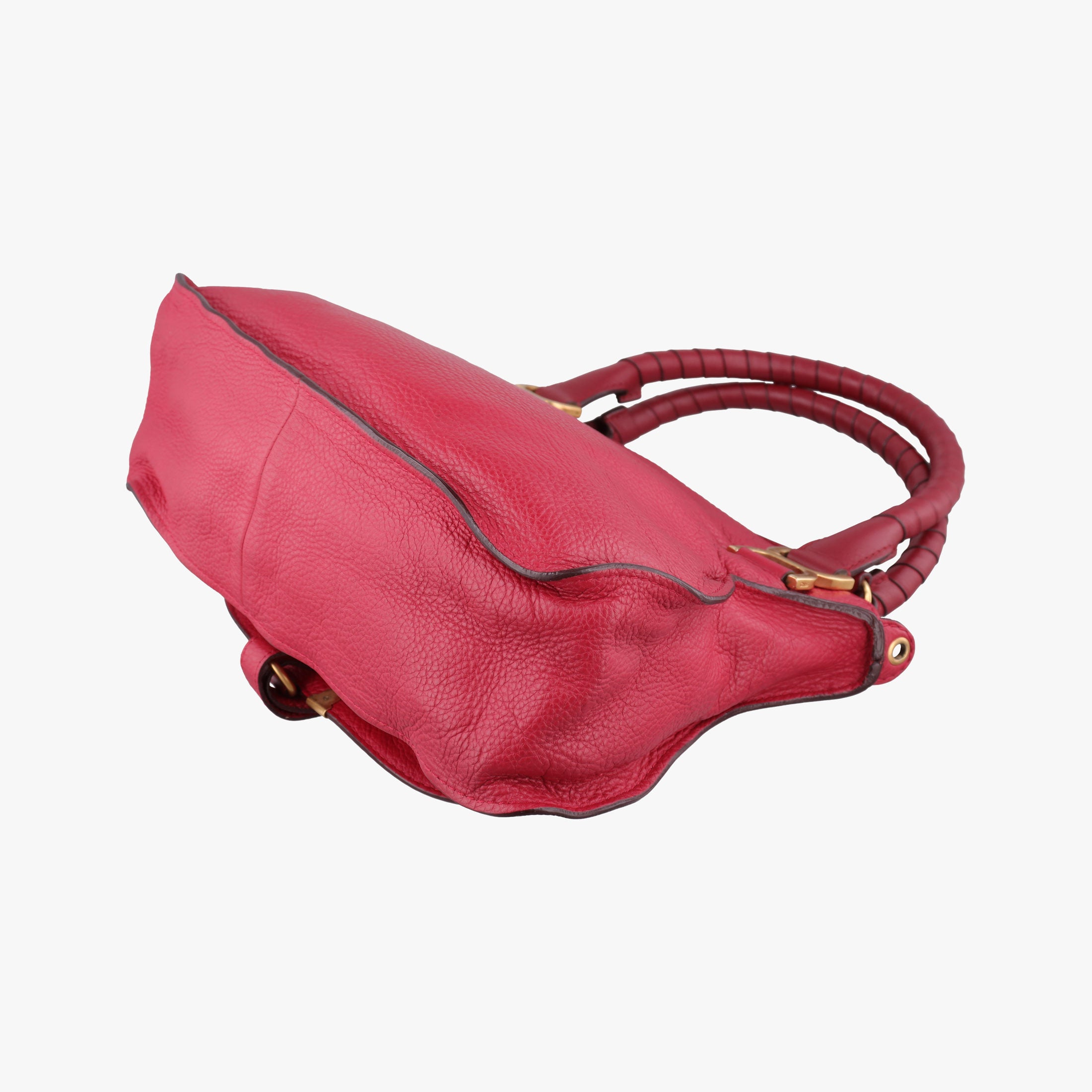 Pre-owned Chloe Mercy Red Leather  shoulderbag | stylenewstar