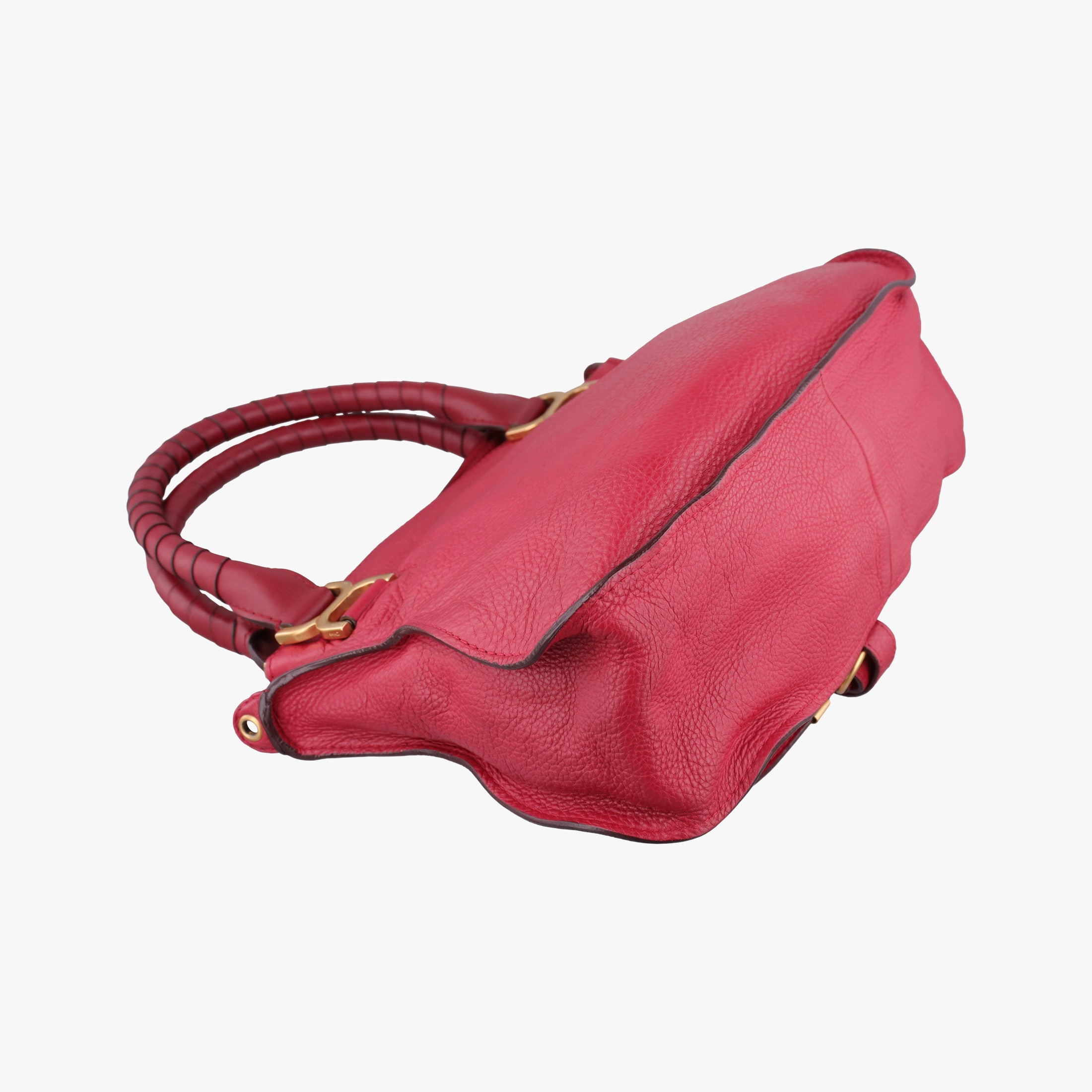 Pre-owned Chloe Mercy Red Leather  shoulderbag | stylenewstar