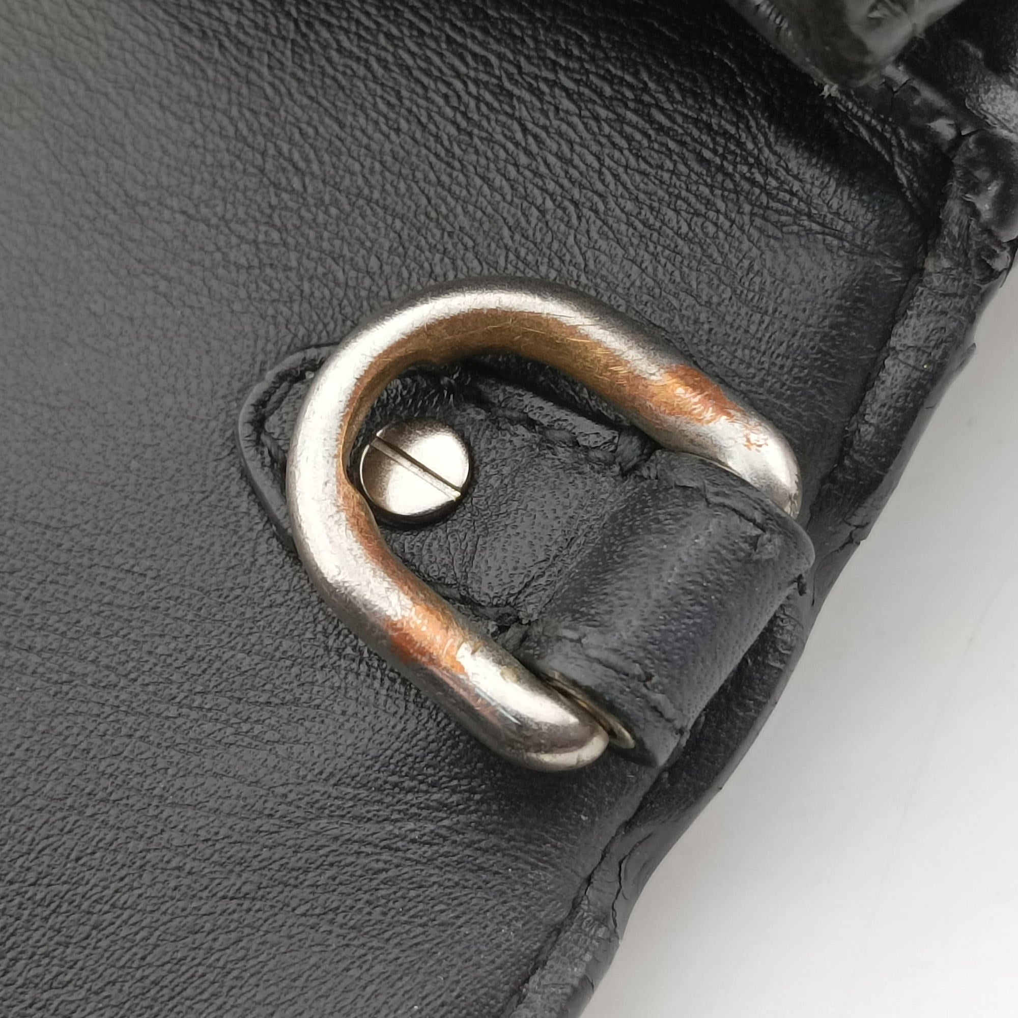 Pre-owned Christian Dior Be Dior Black Leather  shoulderbag | stylenewstar