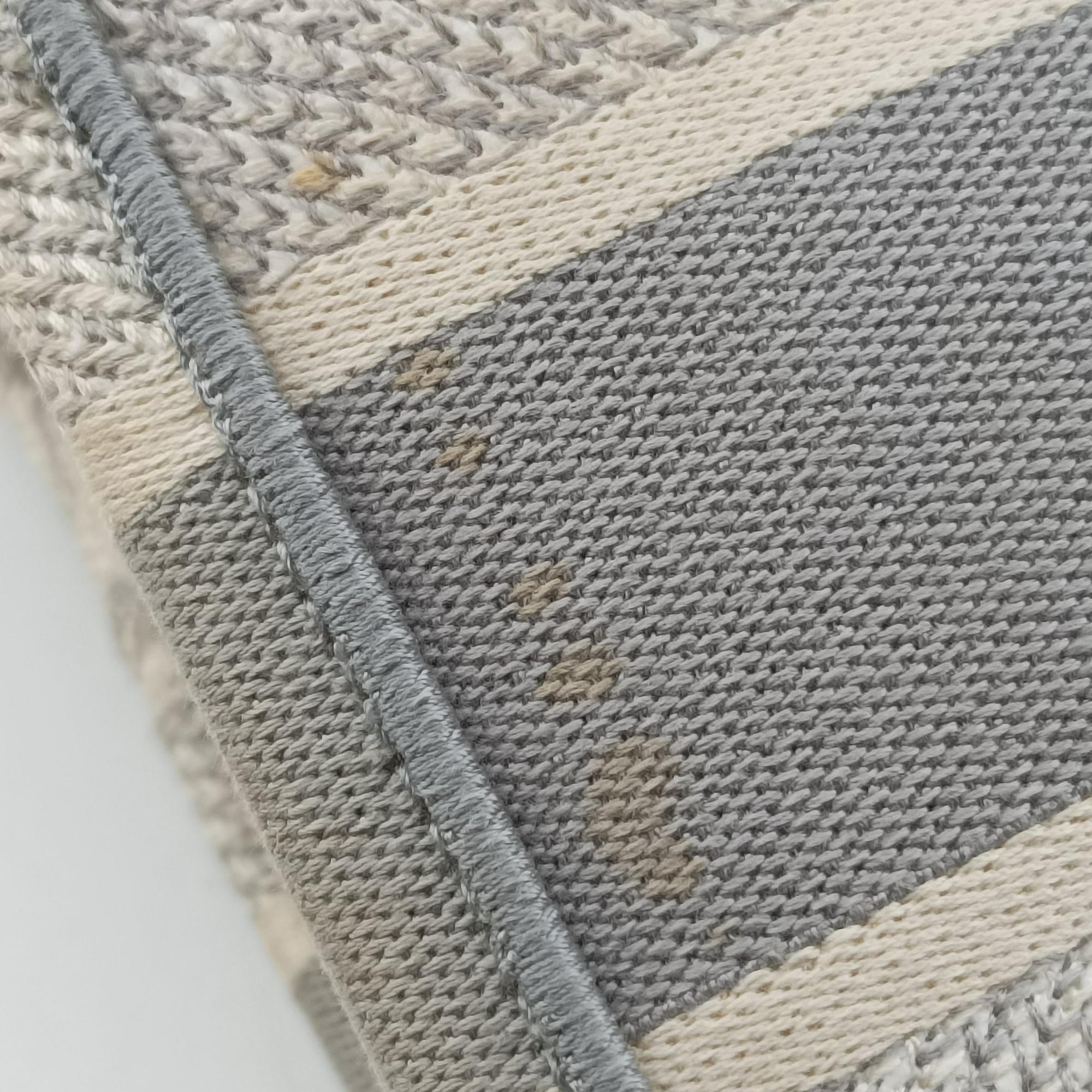 Vintage Christian Dior Toile de Jouy Grey canvas  handbag | stylenewstar