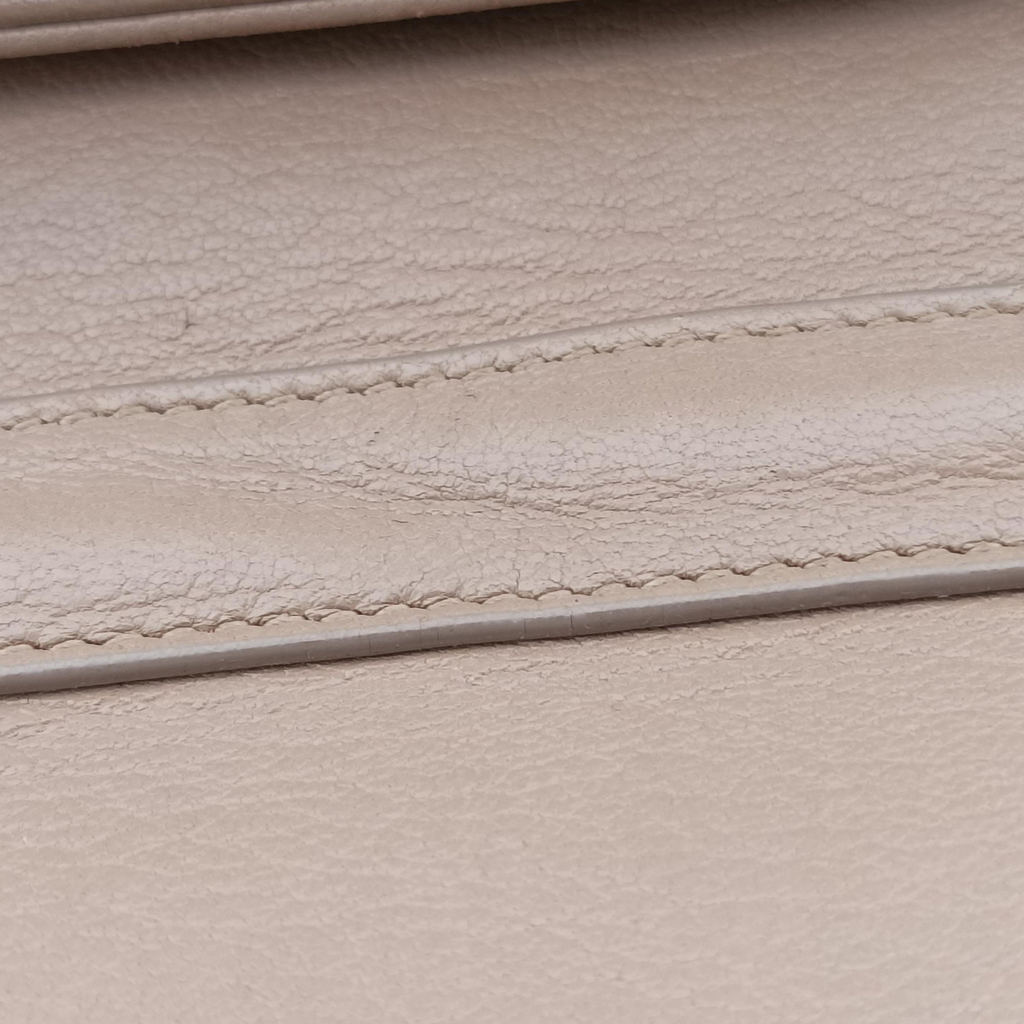 Pre-owned Yves Saint Laurent Paris Becky Camel Leather 579607 shoulderbag | stylenewstar