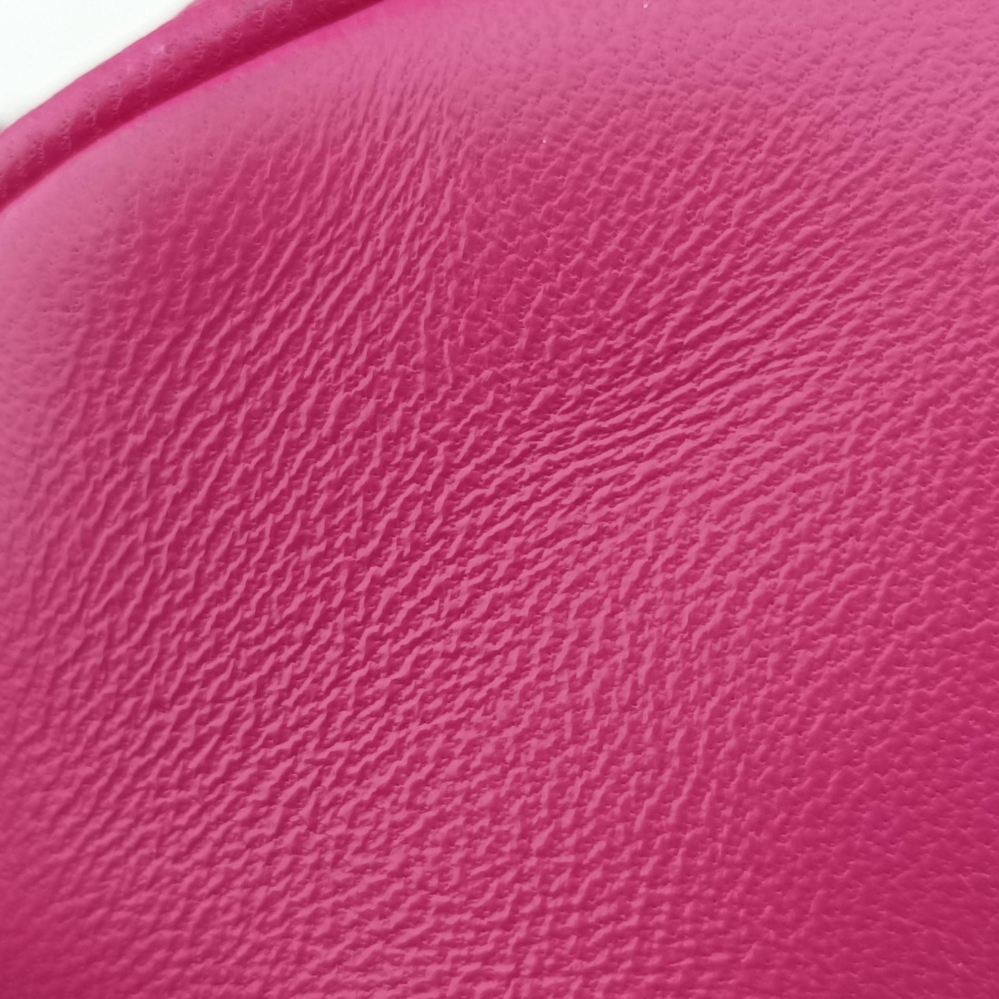 Pre-owned VERSACE La Medusa Camera Rose Leather  shoulderbag | stylenewstar