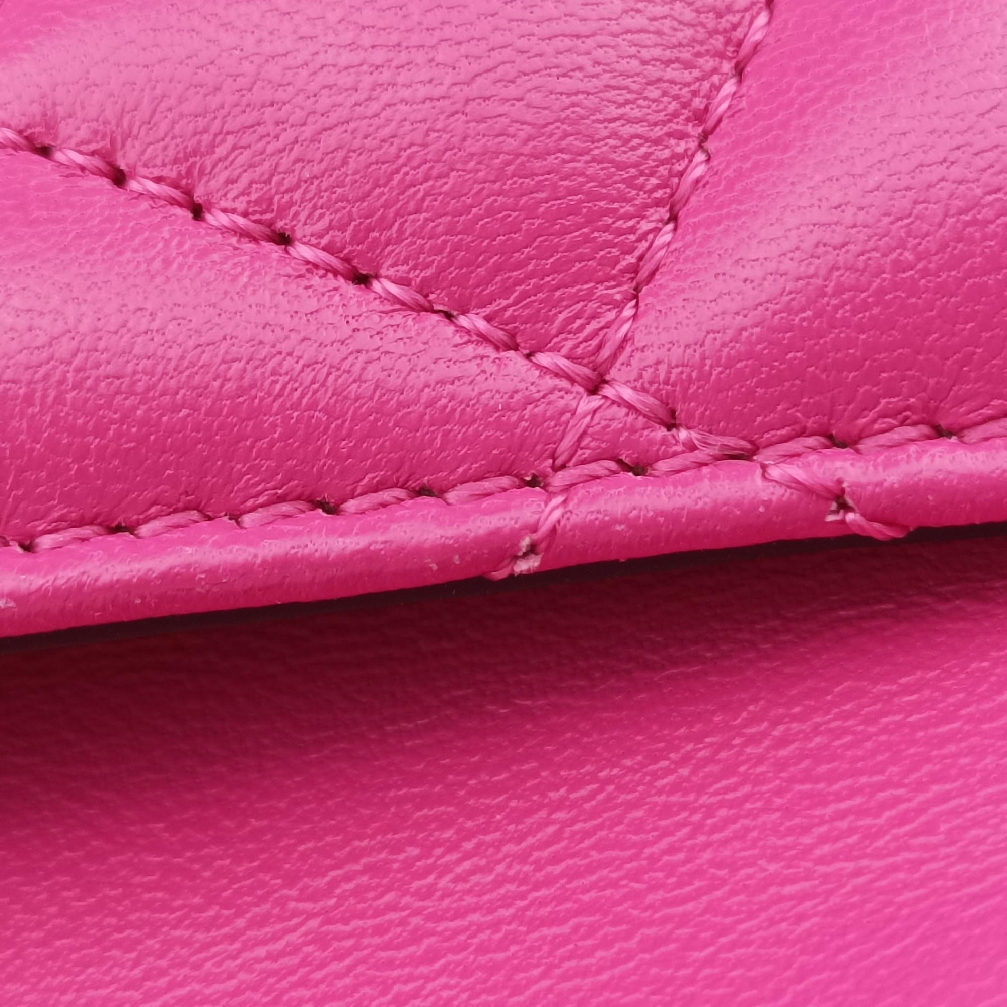 Pre-owned VERSACE La Medusa Camera Rose Leather  shoulderbag | stylenewstar