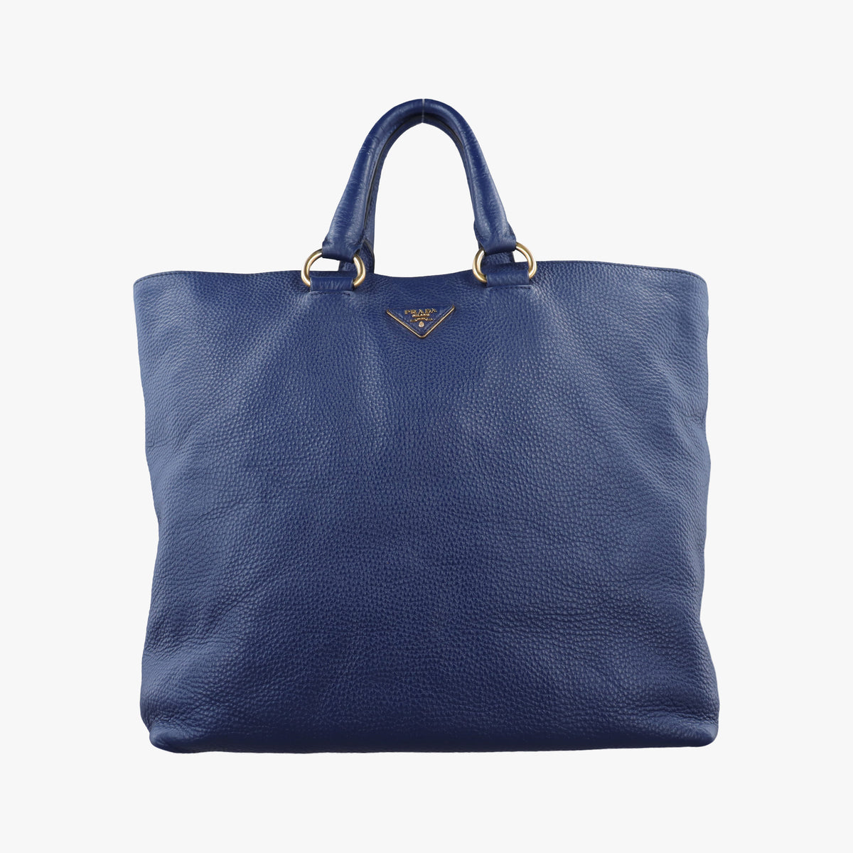Pre-owned Prada Vitello Phoenix Blue Leather BN1713 handbag | stylenewstar