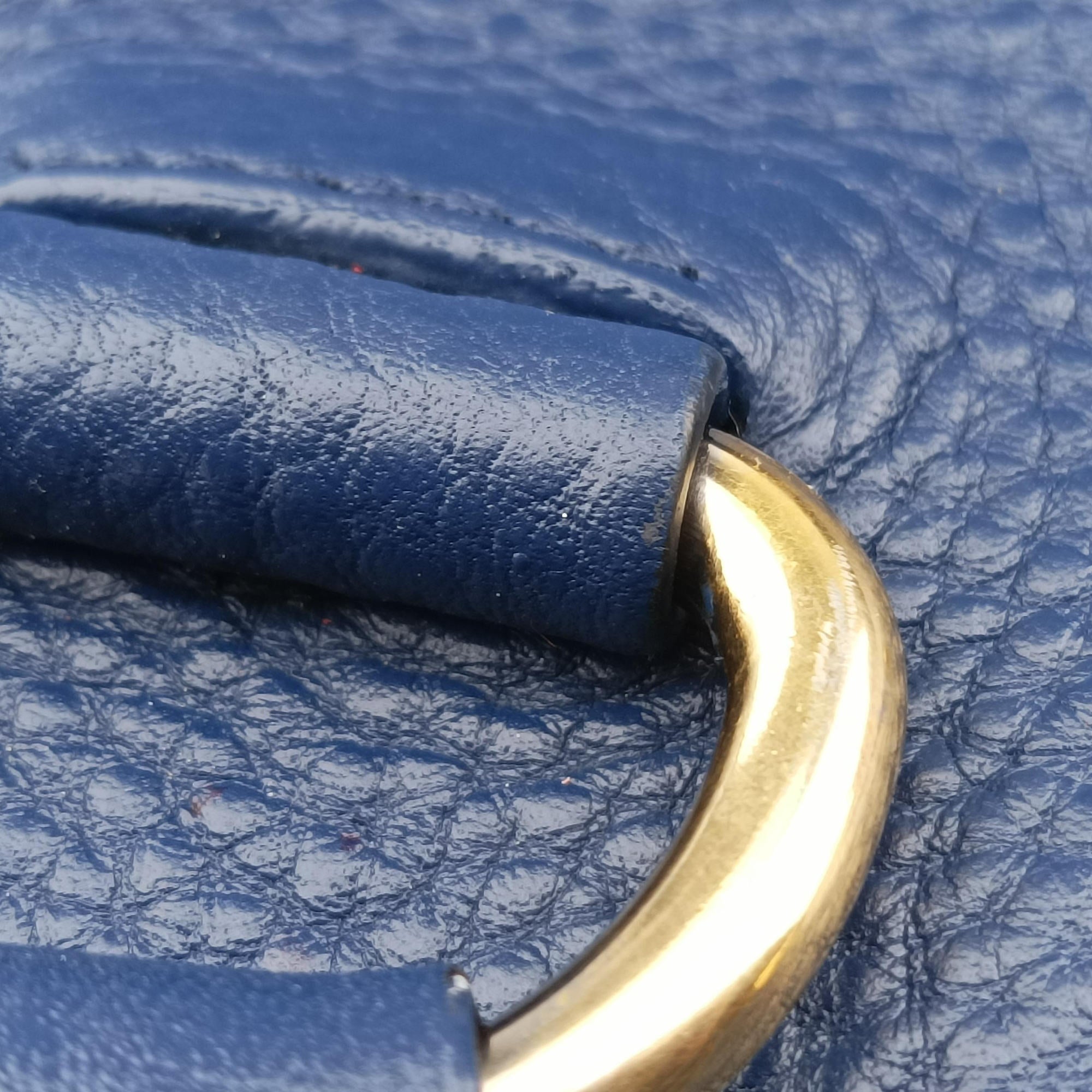 Pre-owned Prada Vitello Phoenix Blue Leather BN1713 handbag | stylenewstar