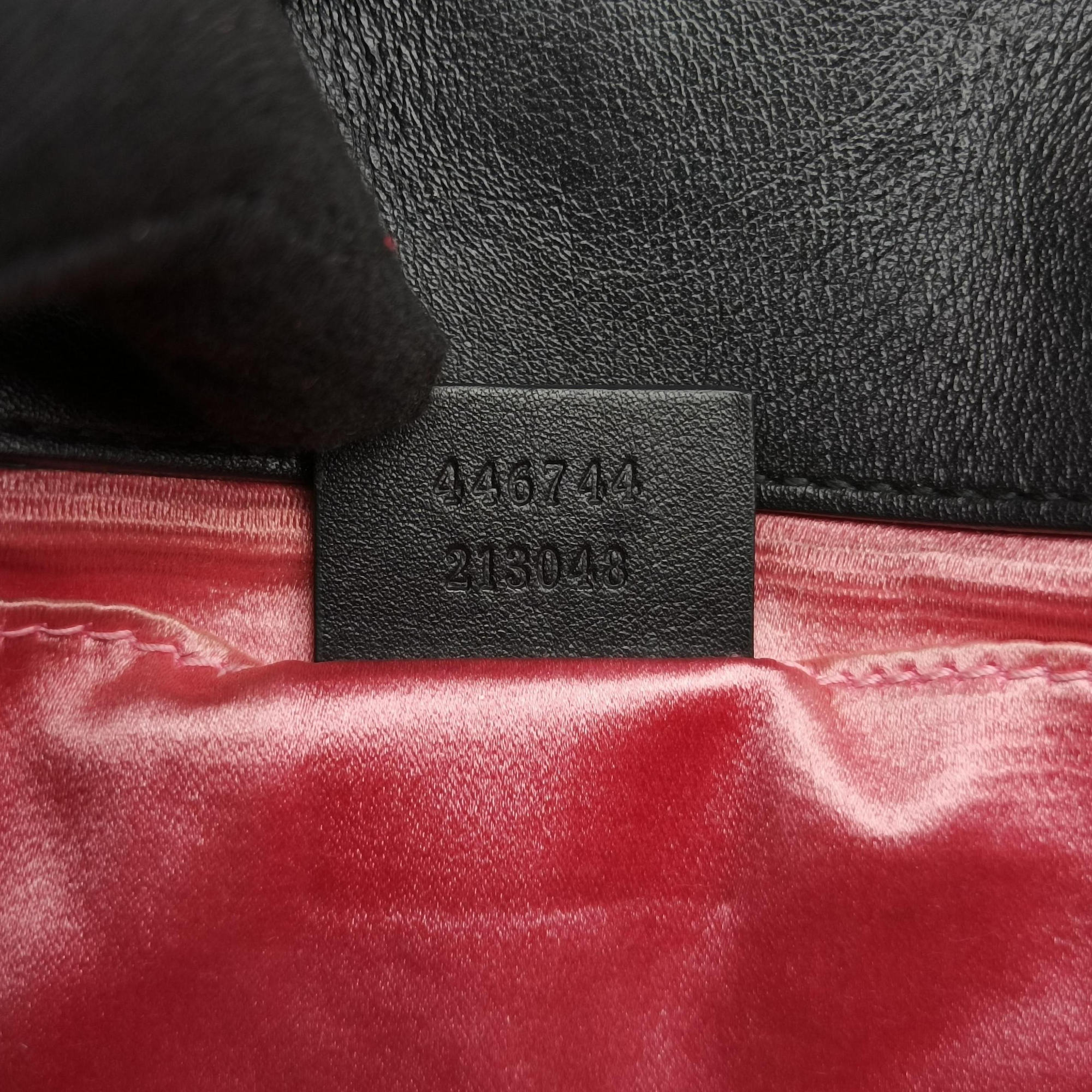 Vintage Gucci GG Marmont Black velour 446744 shoulderbag | stylenewstar