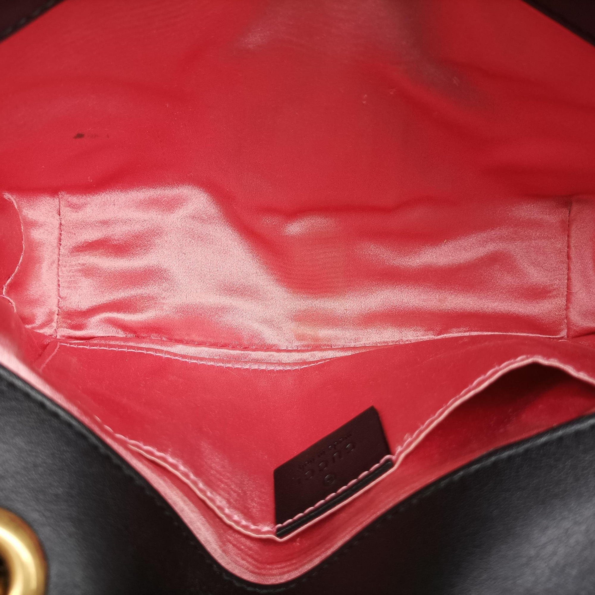 Vintage Gucci GG Marmont Black velour 446744 shoulderbag | stylenewstar