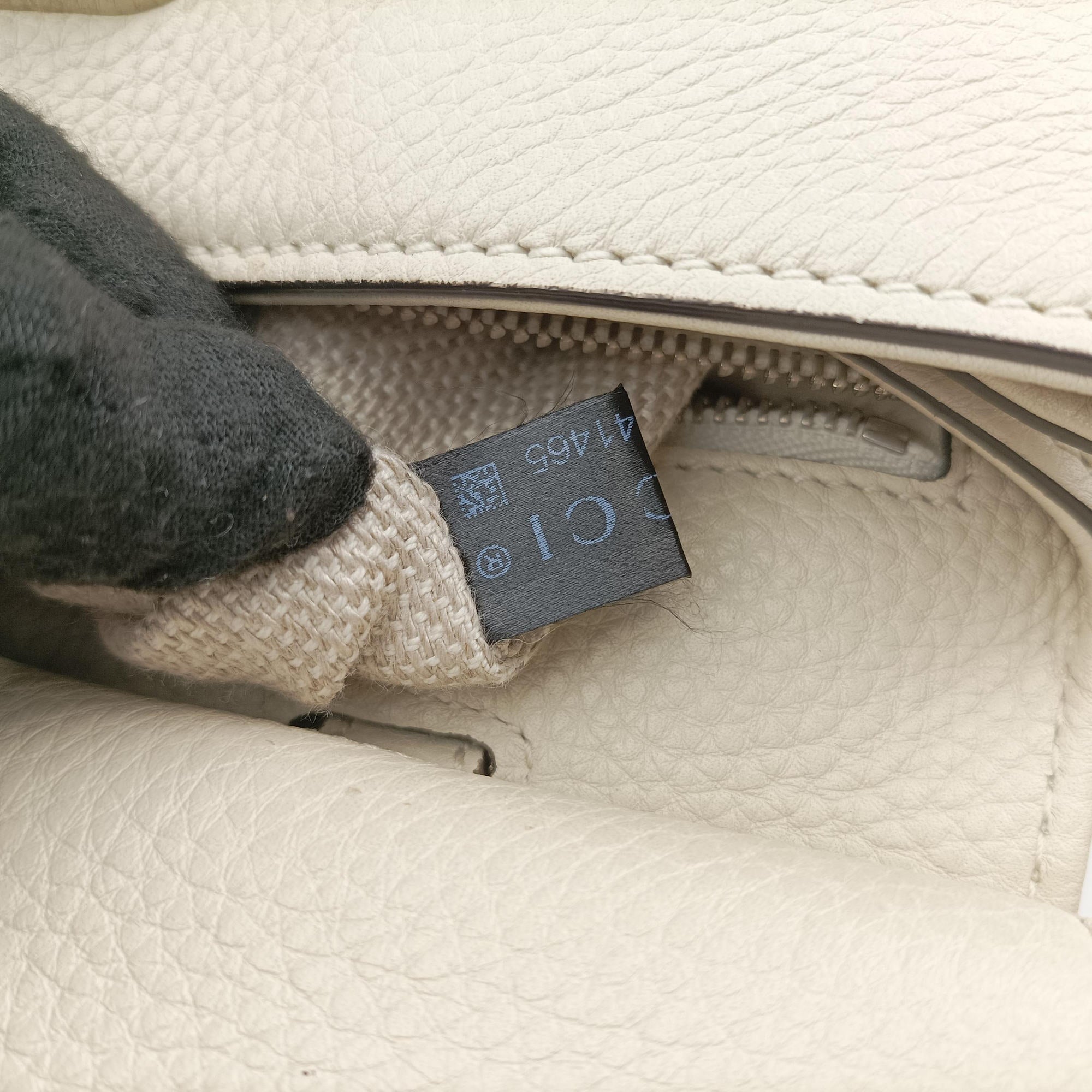 Pre-owned Gucci Bamboo Daily White Leather 370831 shoulderbag | stylenewstar