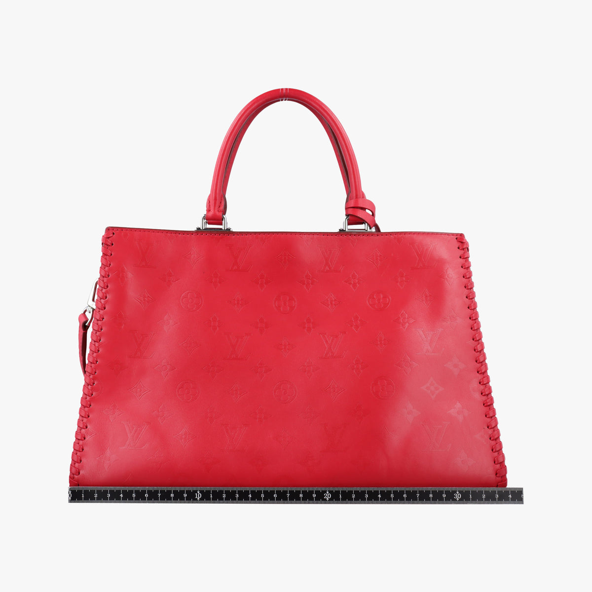 Pre-owned Louis Vuitton Very Zipped Tote Ruby Leather M54146 shoulderbag | stylenewstar