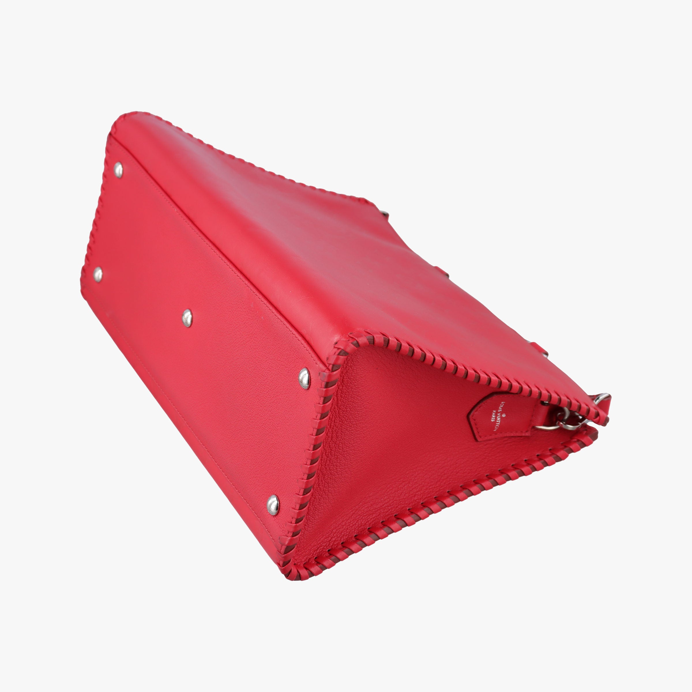 Pre-owned Louis Vuitton Very Zipped Tote Ruby Leather M54146 shoulderbag | stylenewstar