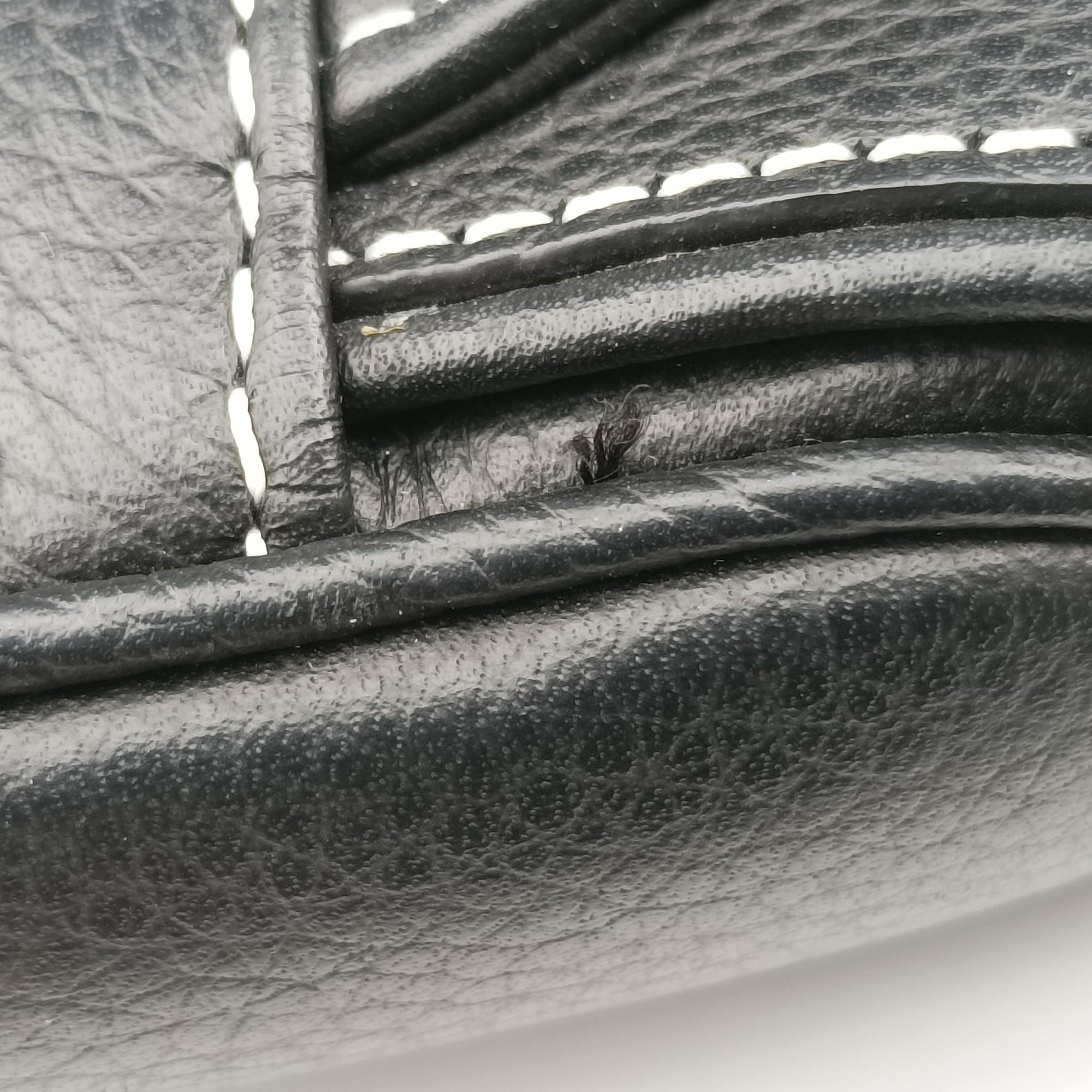 Pre-owned Christian Dior saddle Black leather  bum bag/waist bag | stylenewstar