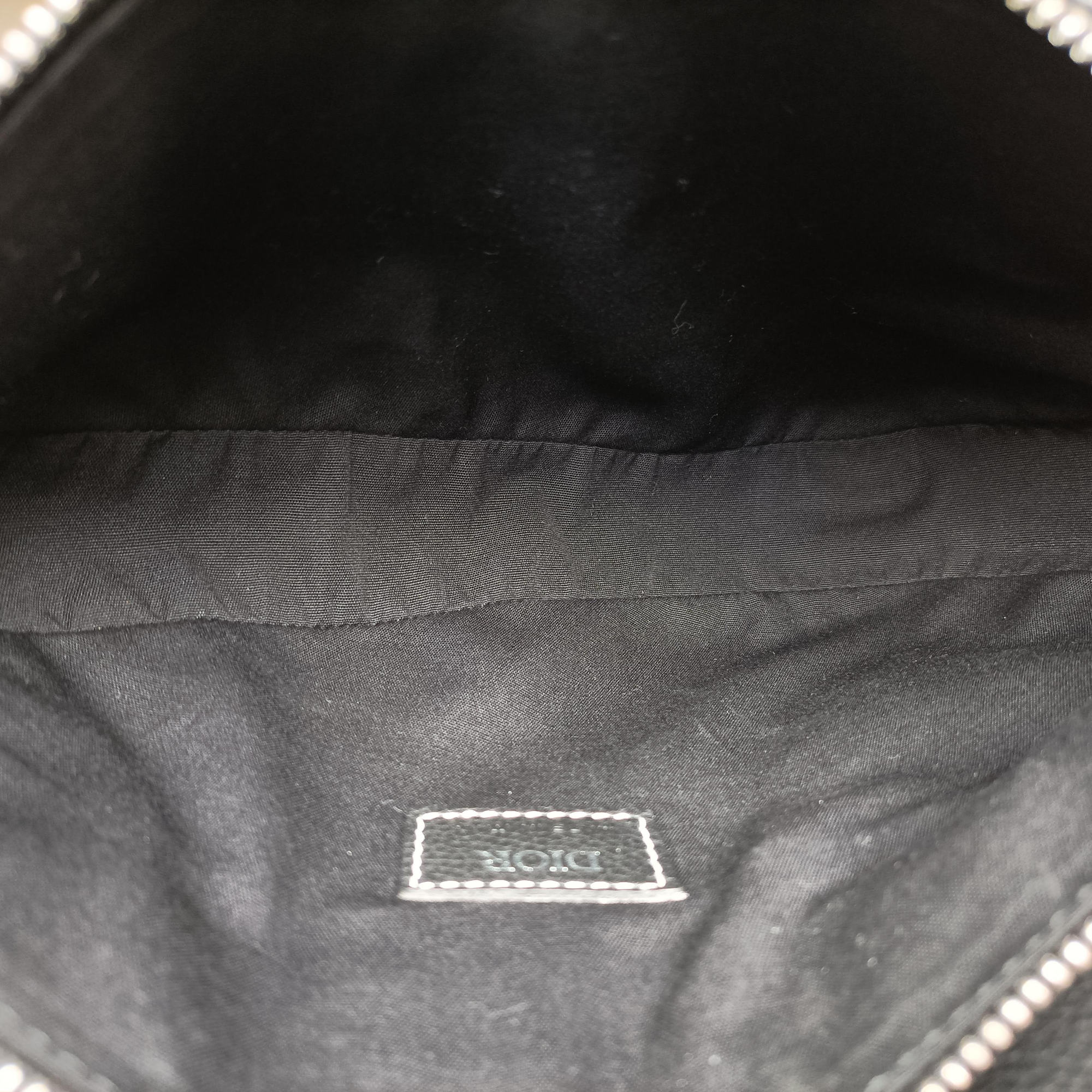 Pre-owned Christian Dior saddle Black leather  bum bag/waist bag | stylenewstar