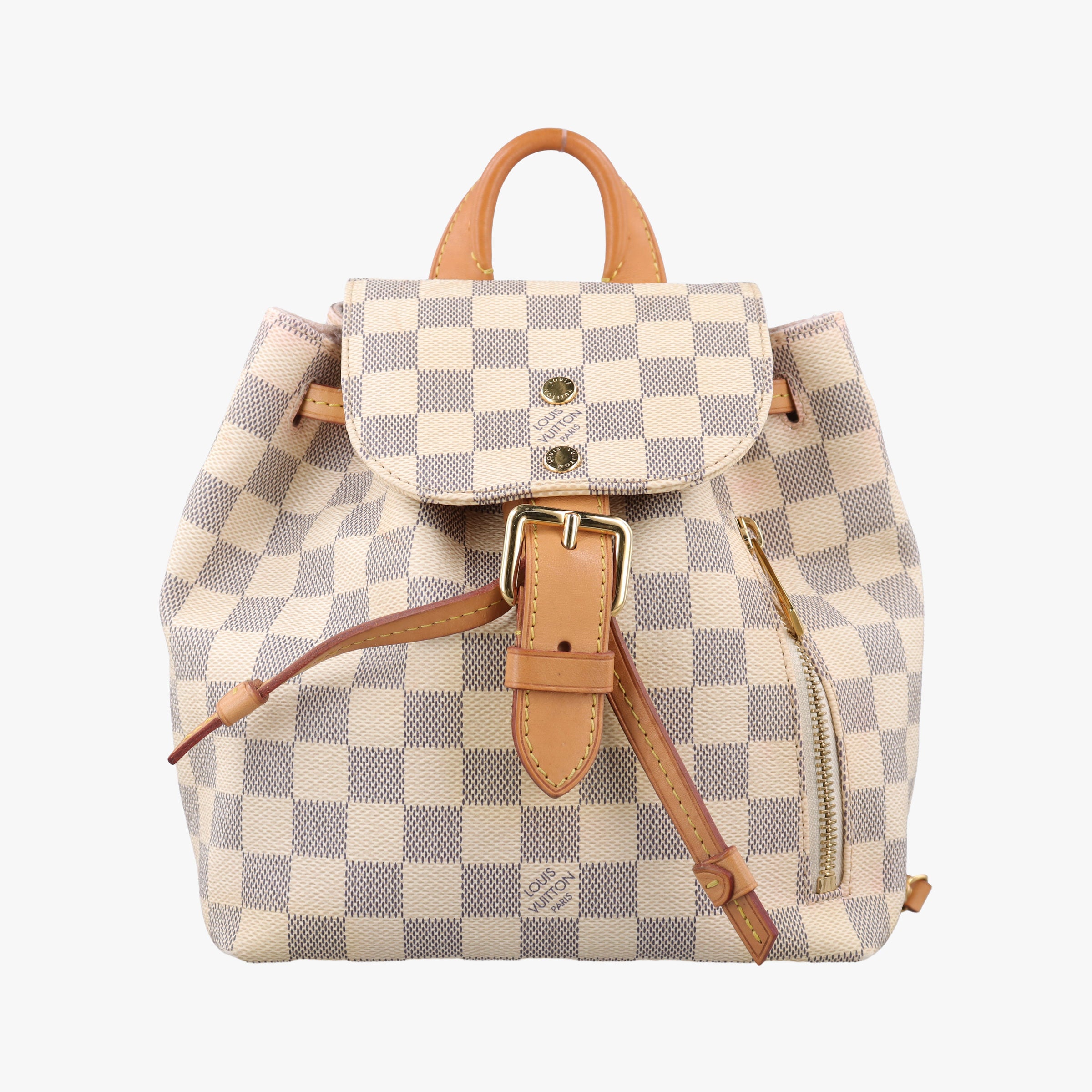 Pre-owned Louis Vuitton Sperone BB Azur Damier Canvas N44026 backpack/rucksack | stylenewstar