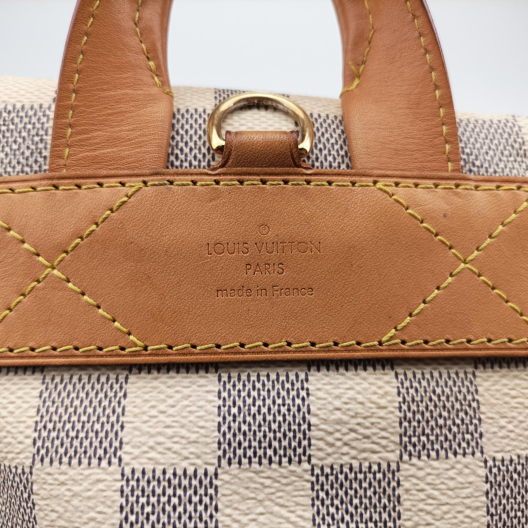 Pre-owned Louis Vuitton Sperone BB Azur Damier Canvas N44026 backpack/rucksack | stylenewstar