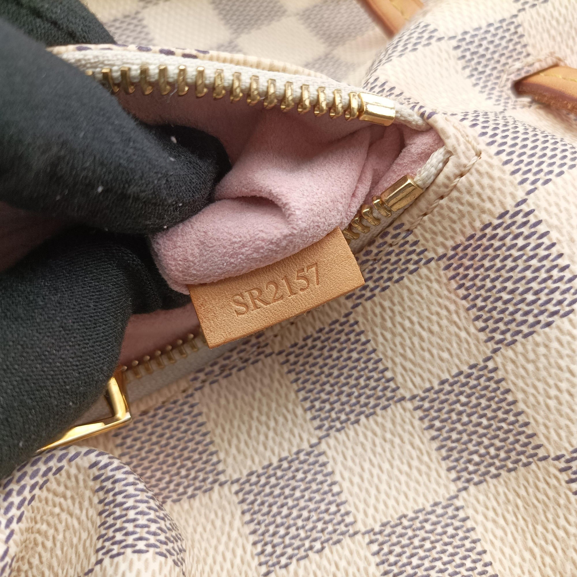 Pre-owned Louis Vuitton Sperone BB Azur Damier Canvas N44026 backpack/rucksack | stylenewstar