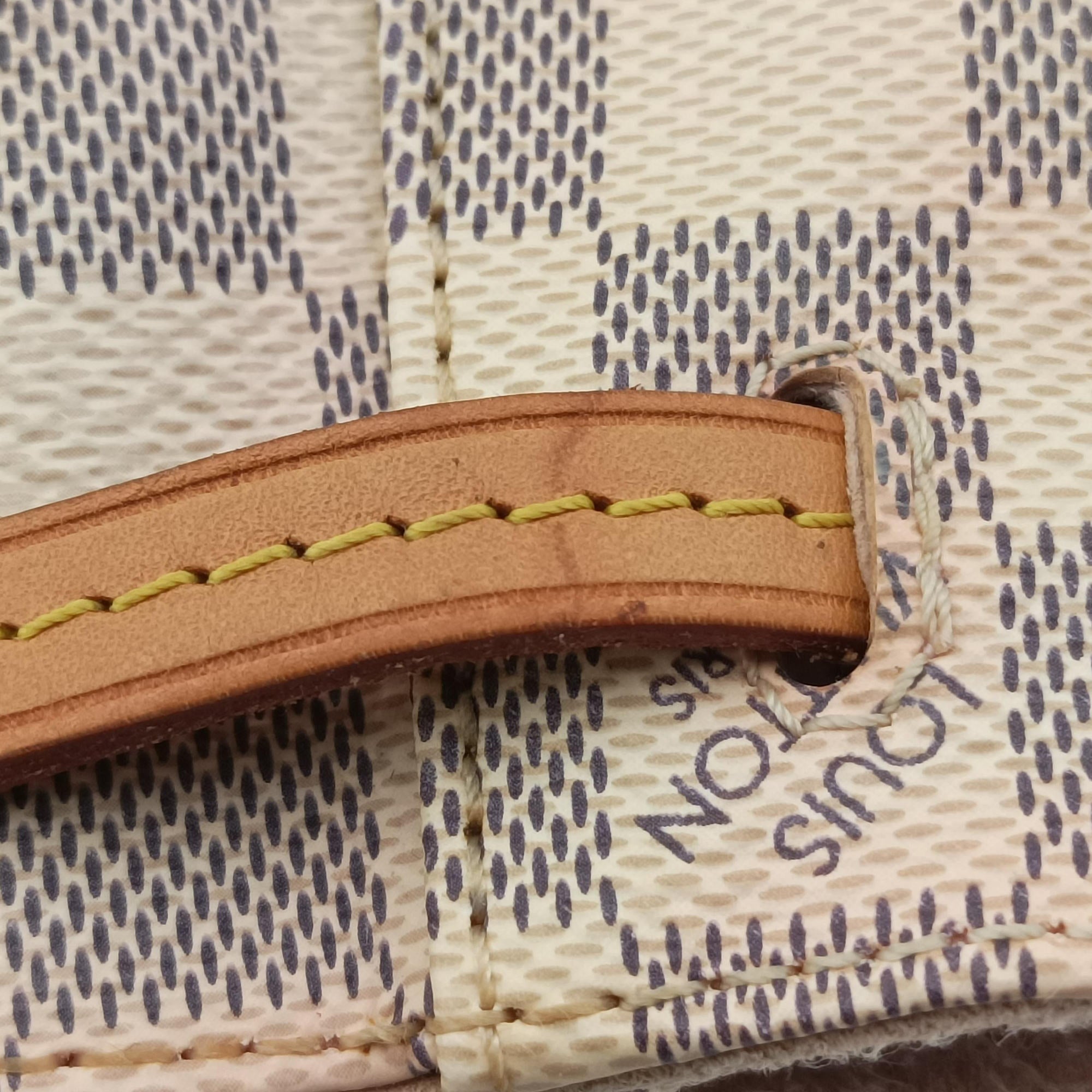 Pre-owned Louis Vuitton Sperone BB Azur Damier Canvas N44026 backpack/rucksack | stylenewstar