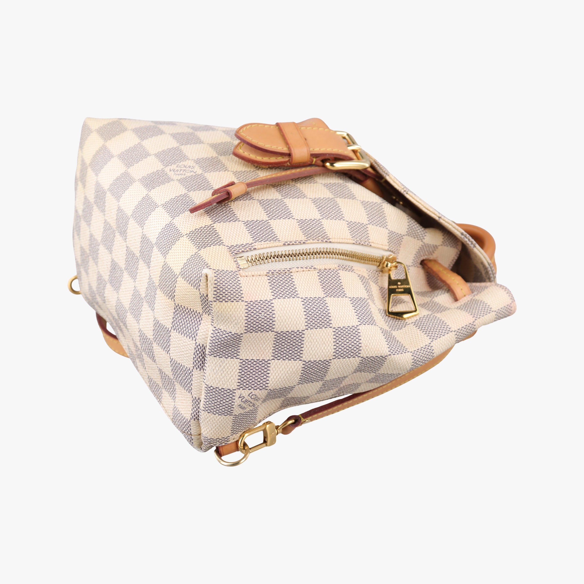 Pre-owned Louis Vuitton Sperone BB Azur Damier Canvas N44026 backpack/rucksack | stylenewstar