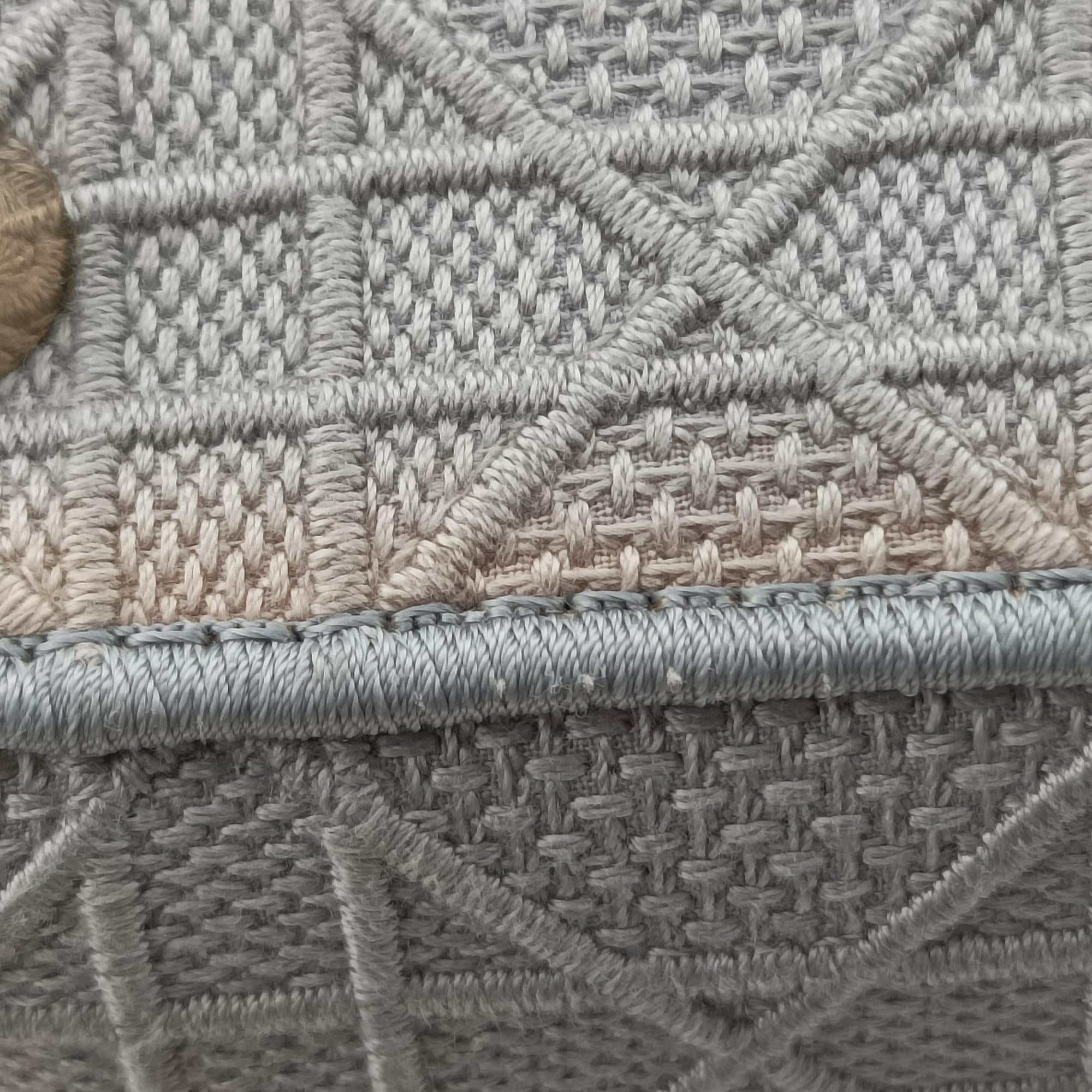 Vintage Christian Dior Lady Dior D-lite Grey Jacquard  shoulderbag | stylenewstar