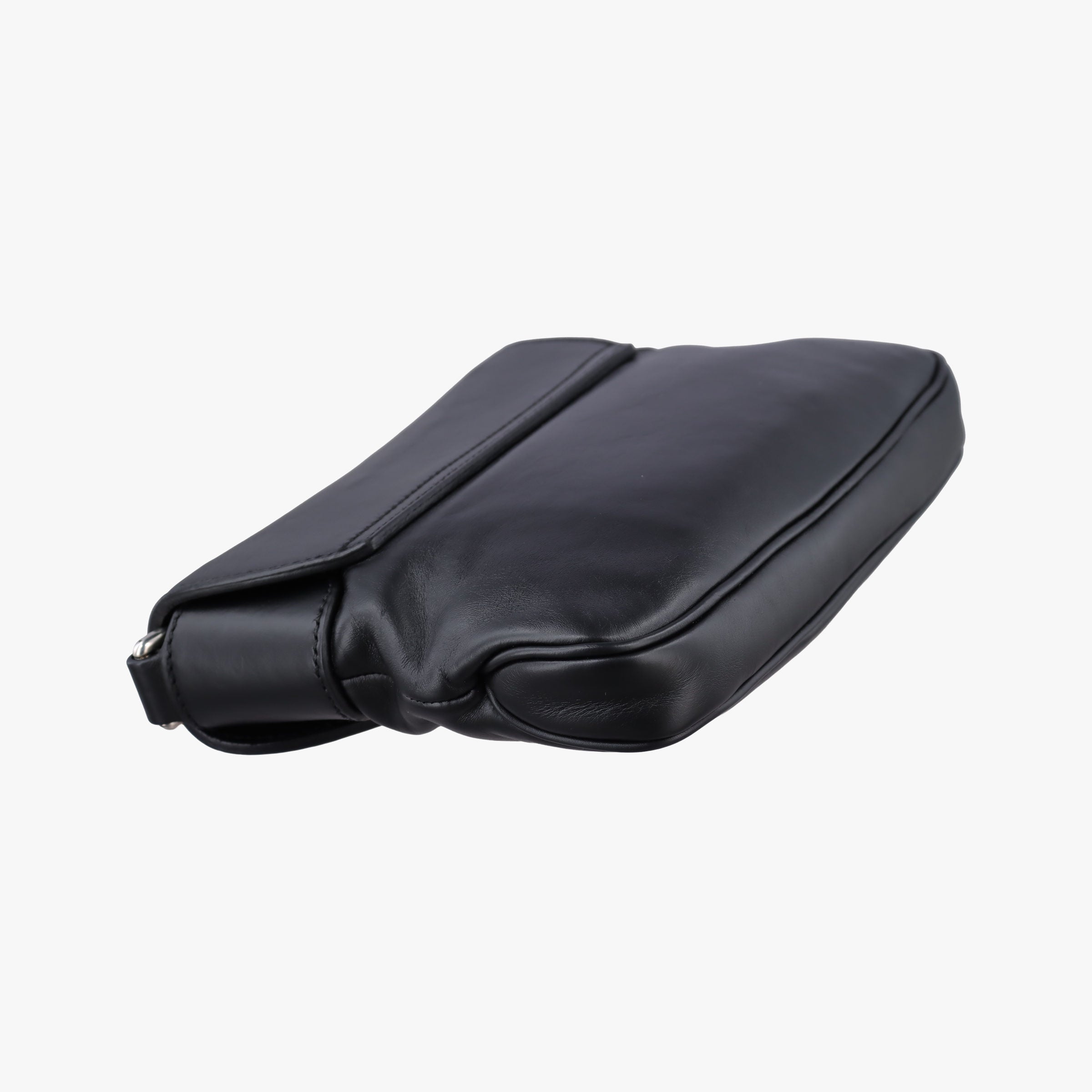 Pre-owned Gucci Ribot Horse head Black Leather 296882 shoulderbag | stylenewstar
