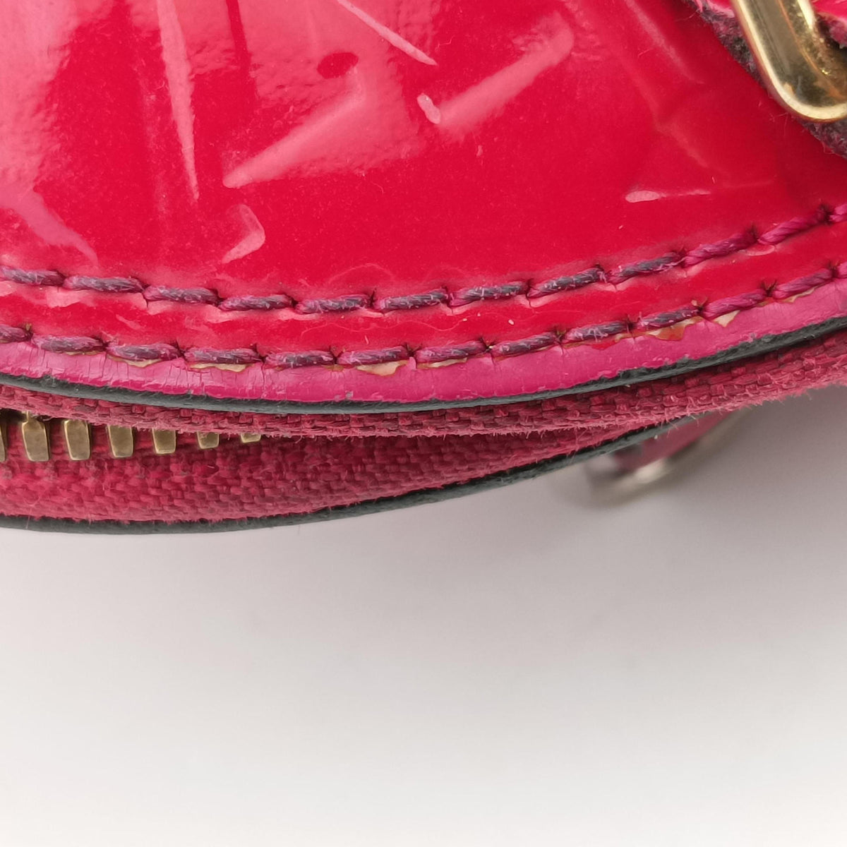Secondhand Louis Vuitton Alma BB pomme d'amour Vernis M90174 shoulderbag | stylenewstar