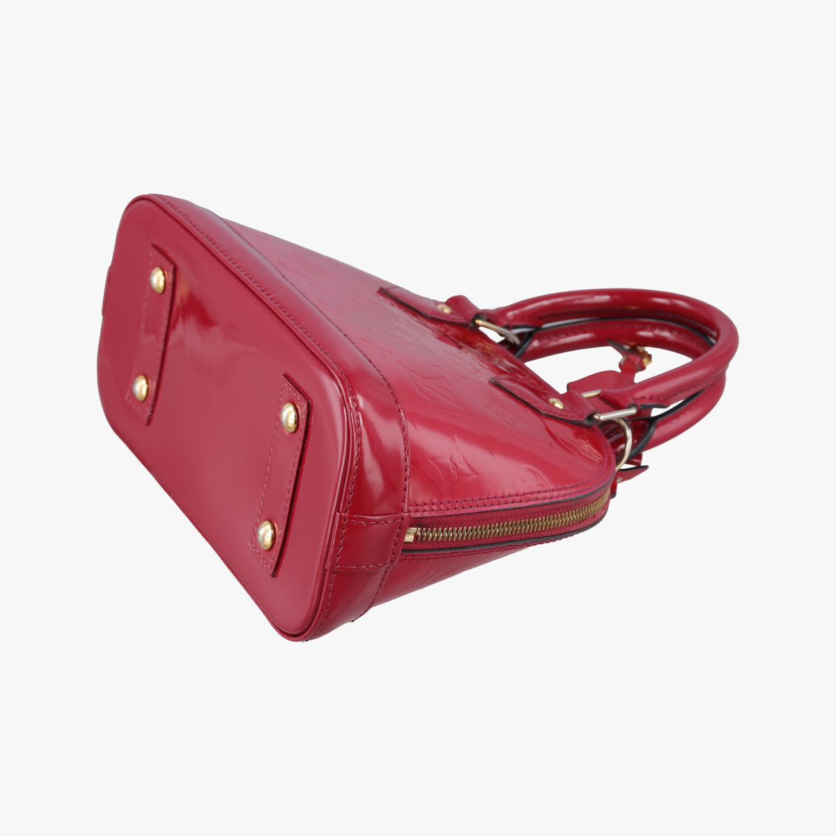 Secondhand Louis Vuitton Alma BB pomme d'amour Vernis M90174 shoulderbag | stylenewstar