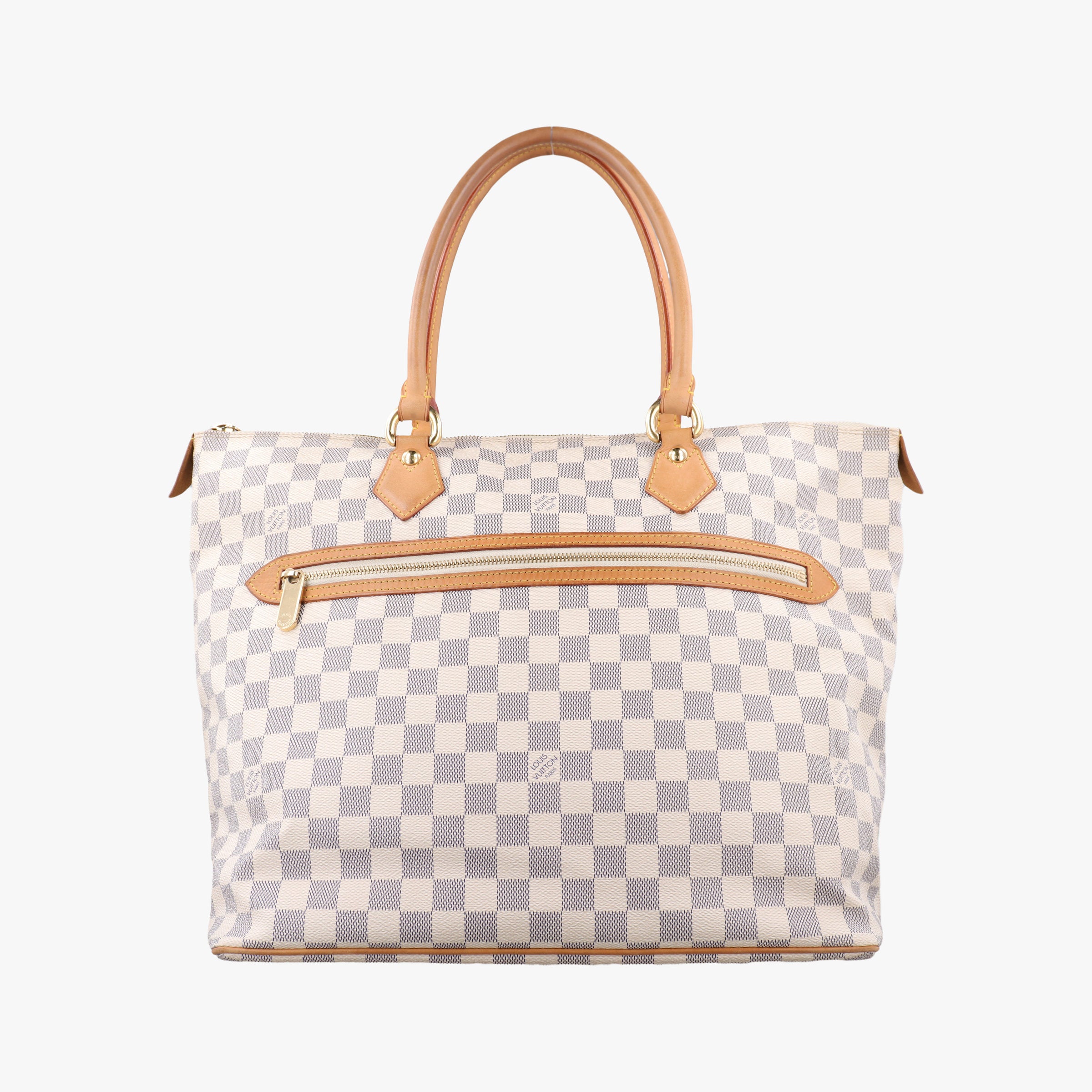 Secondhand Louis Vuitton SALEYA GM Azur Damier Canvas N51184 handbag | stylenewstar