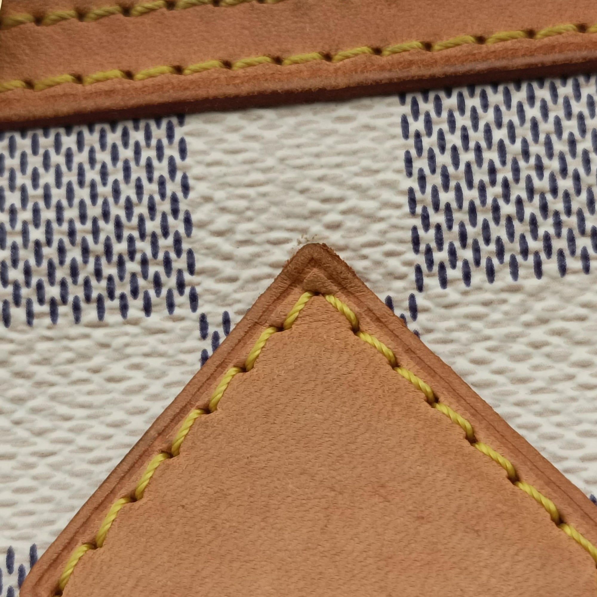Secondhand Louis Vuitton SALEYA GM Azur Damier Canvas N51184 handbag | stylenewstar