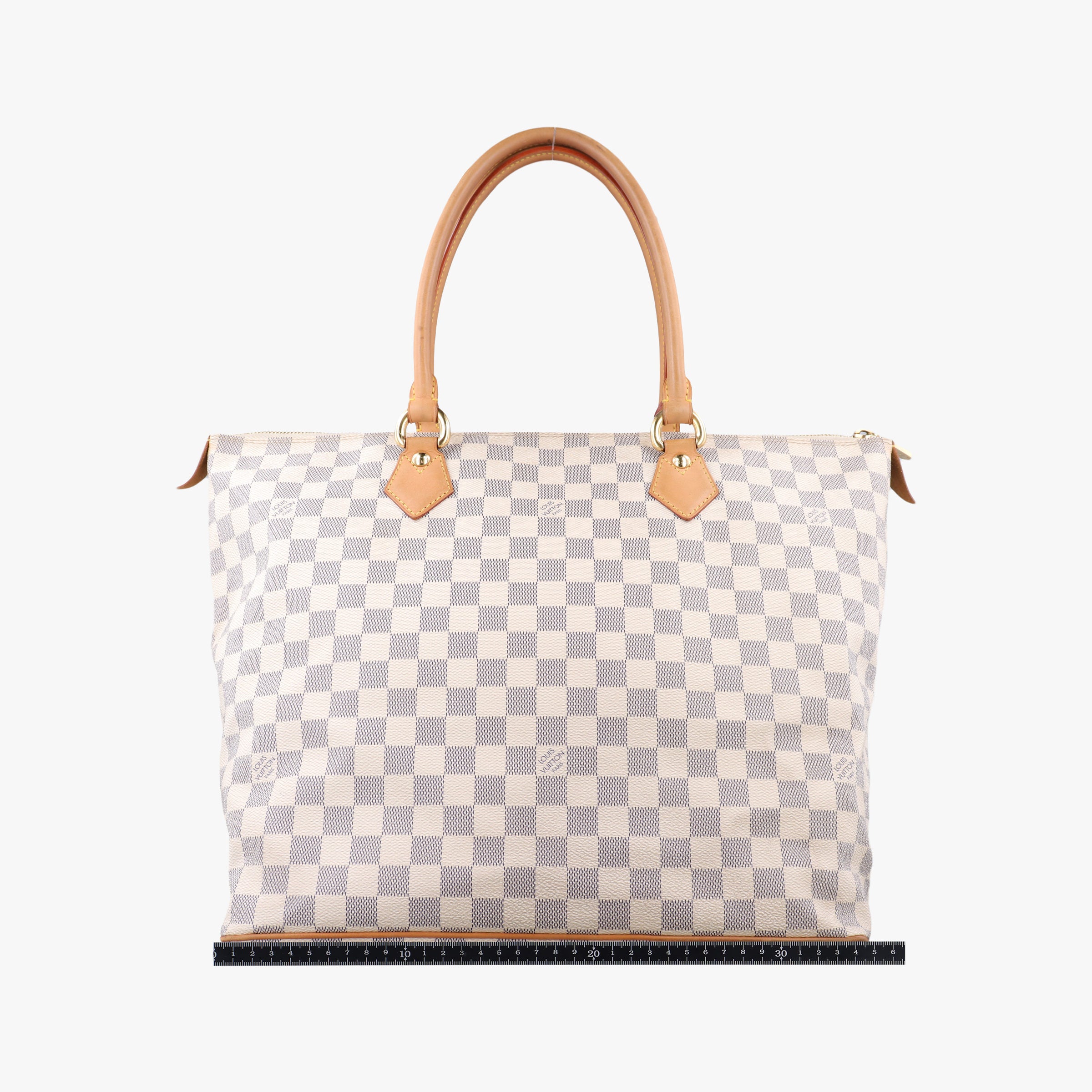 Secondhand Louis Vuitton SALEYA GM Azur Damier Canvas N51184 handbag | stylenewstar