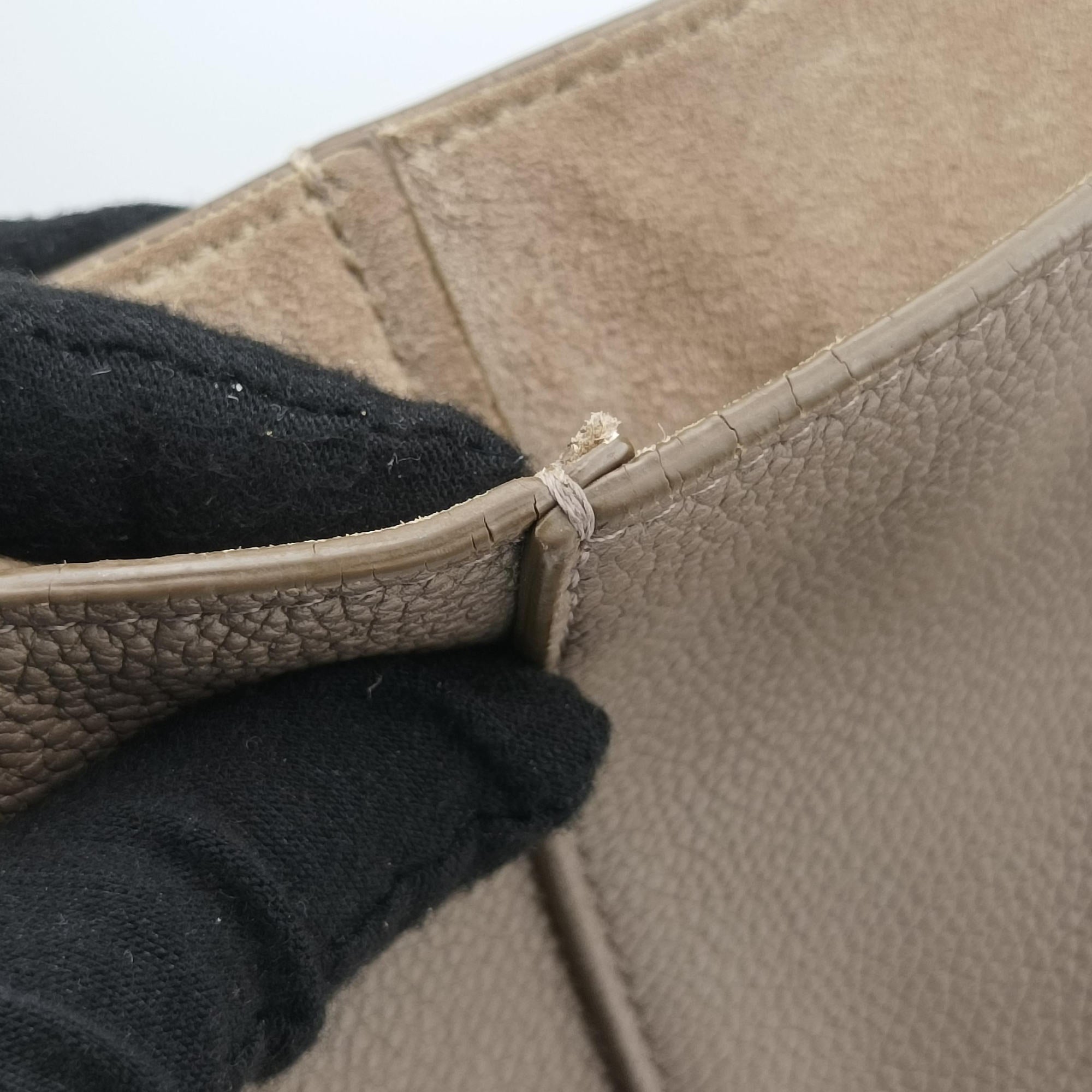 Pre-owned Celine Sangle Bucket Small Brown Leather  shoulderbag | stylenewstar