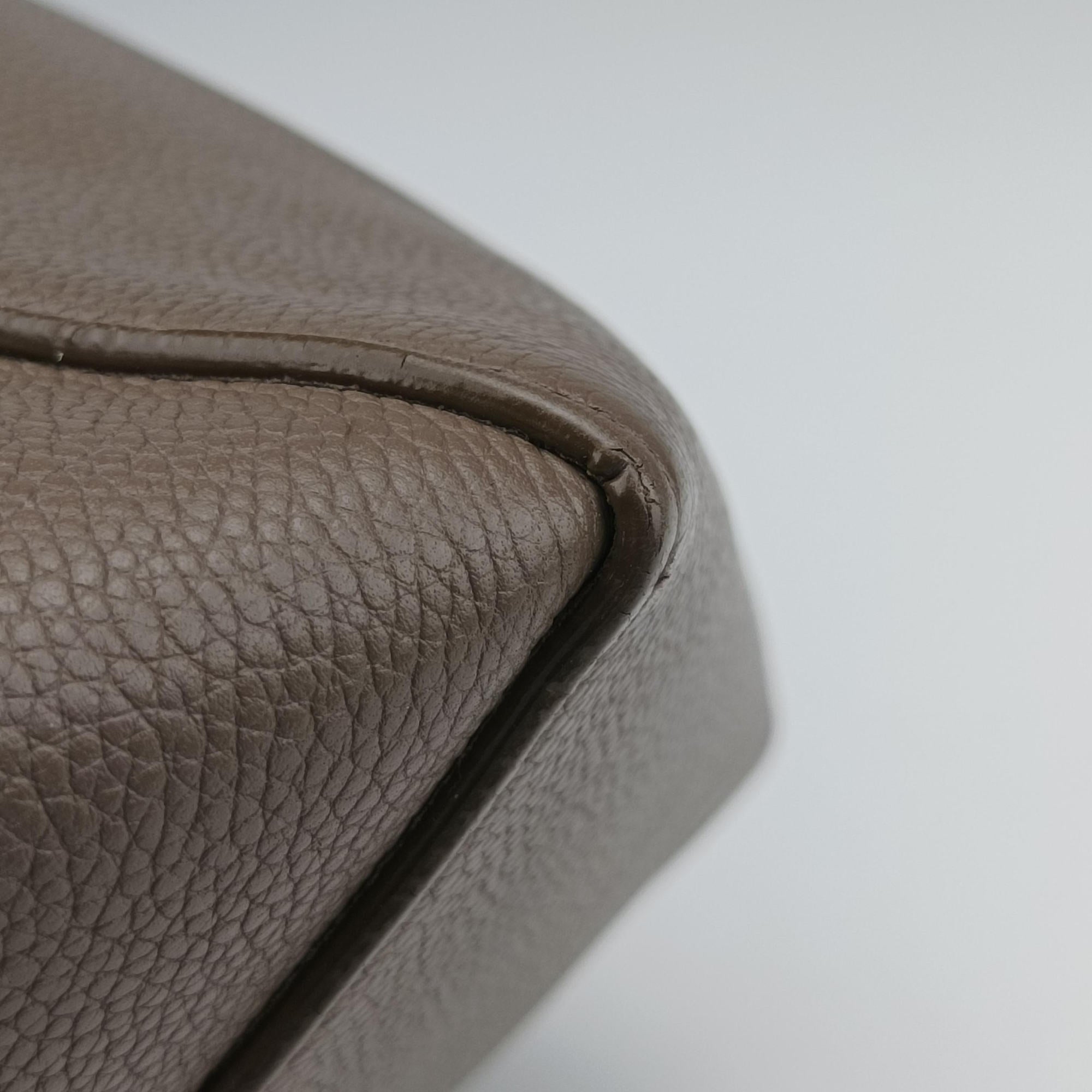 Pre-owned Celine Sangle Bucket Small Brown Leather  shoulderbag | stylenewstar