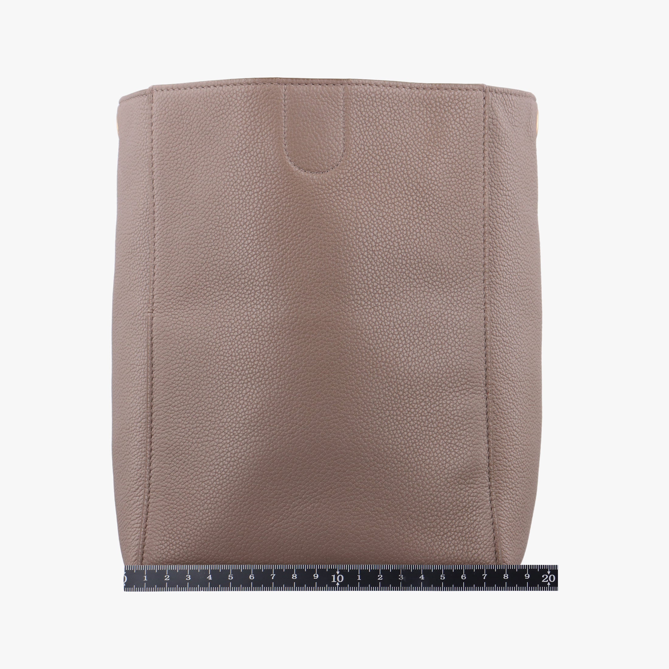 Pre-owned Celine Sangle Bucket Small Brown Leather  shoulderbag | stylenewstar