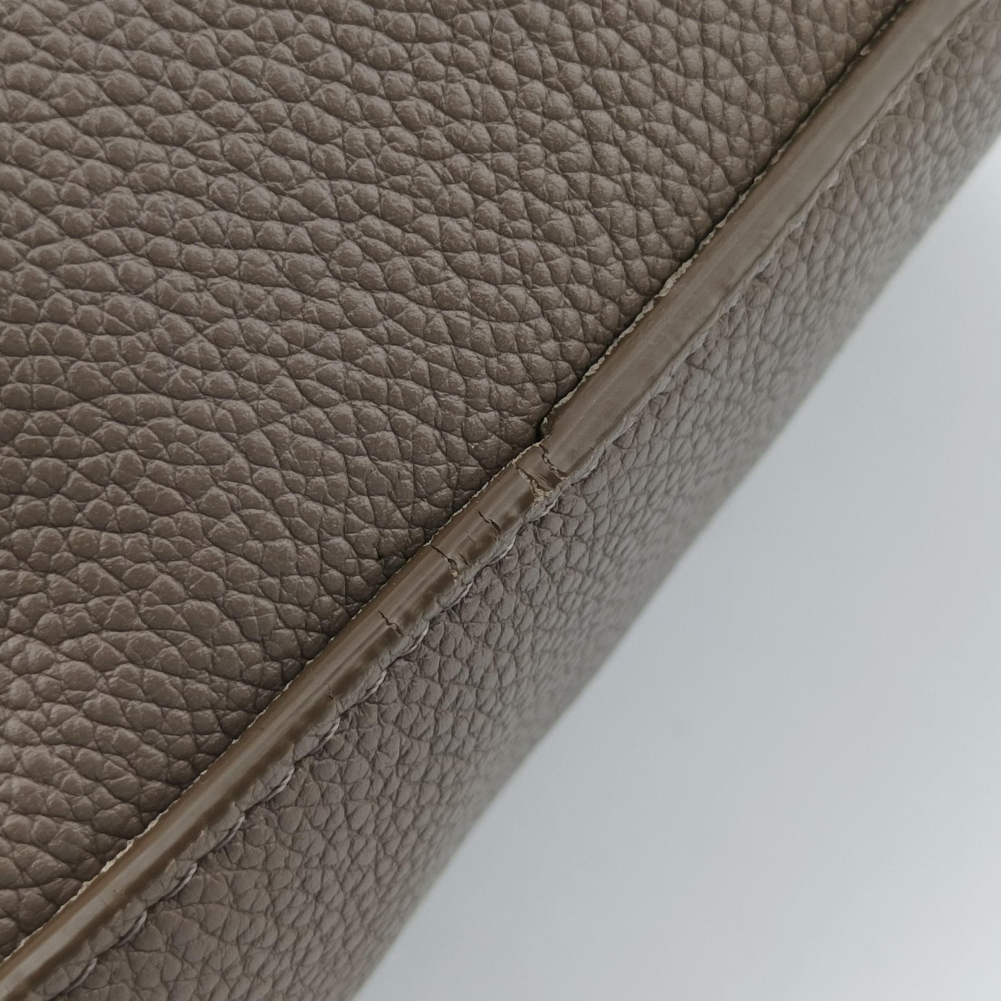 Pre-owned Celine Sangle Bucket Small Brown Leather  shoulderbag | stylenewstar