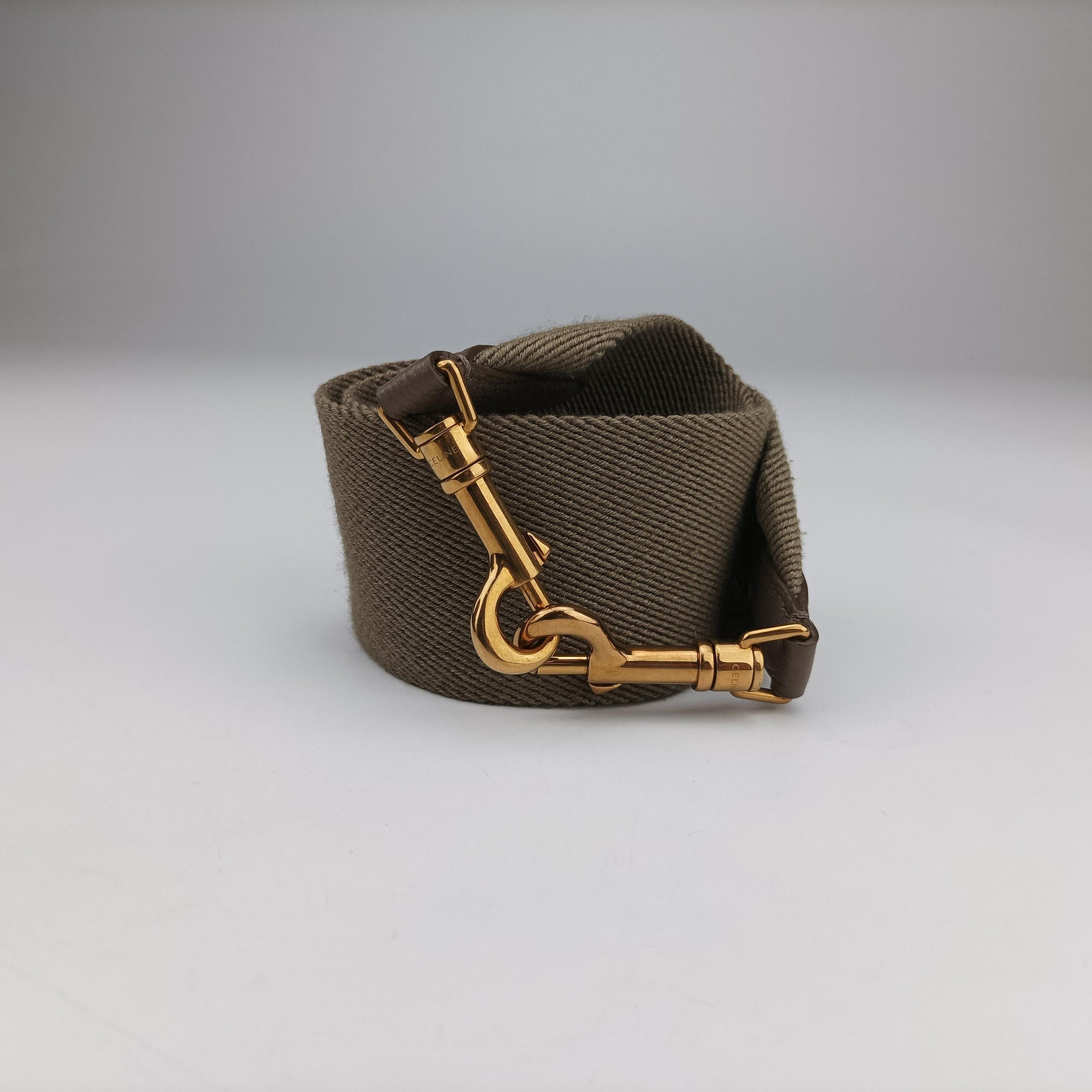 Pre-owned Celine Sangle Bucket Small Brown Leather  shoulderbag | stylenewstar
