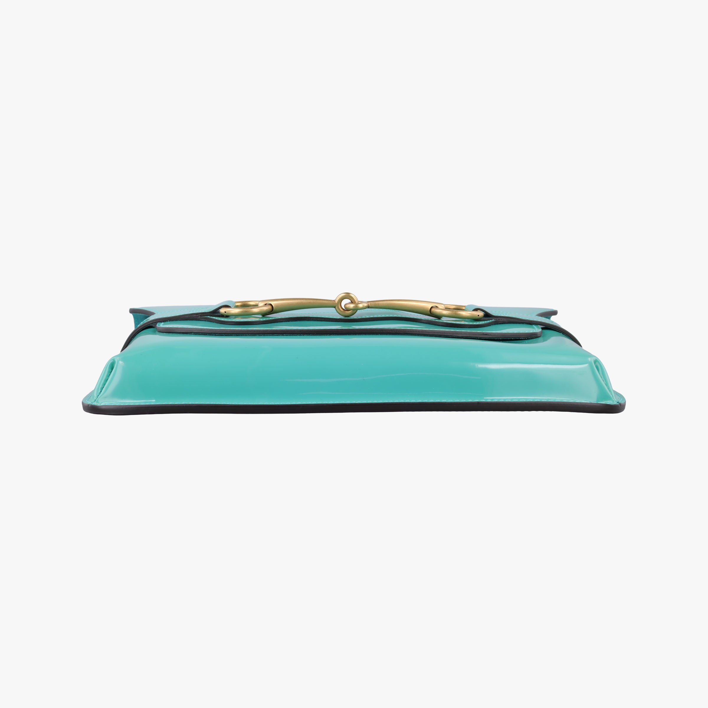 Vintage Gucci Bright Bit Blue Patent Leather 317633 shoulderbag | stylenewstar