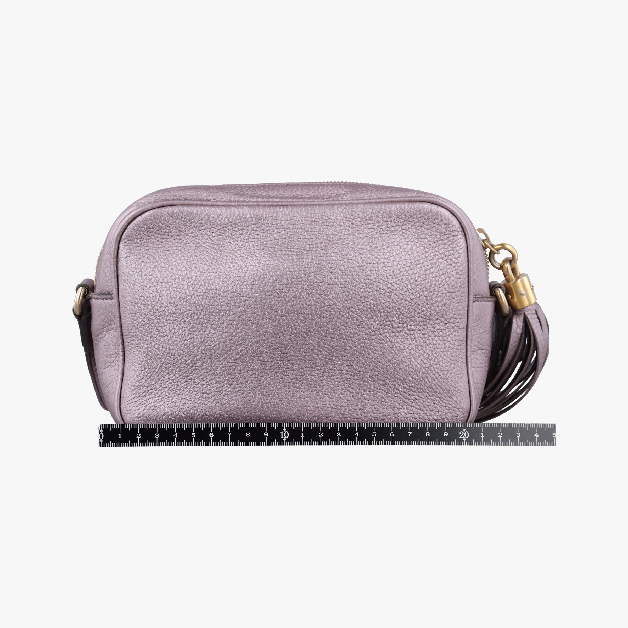Pre-owned Gucci Soho Purple Leather 308364 shoulderbag | stylenewstar