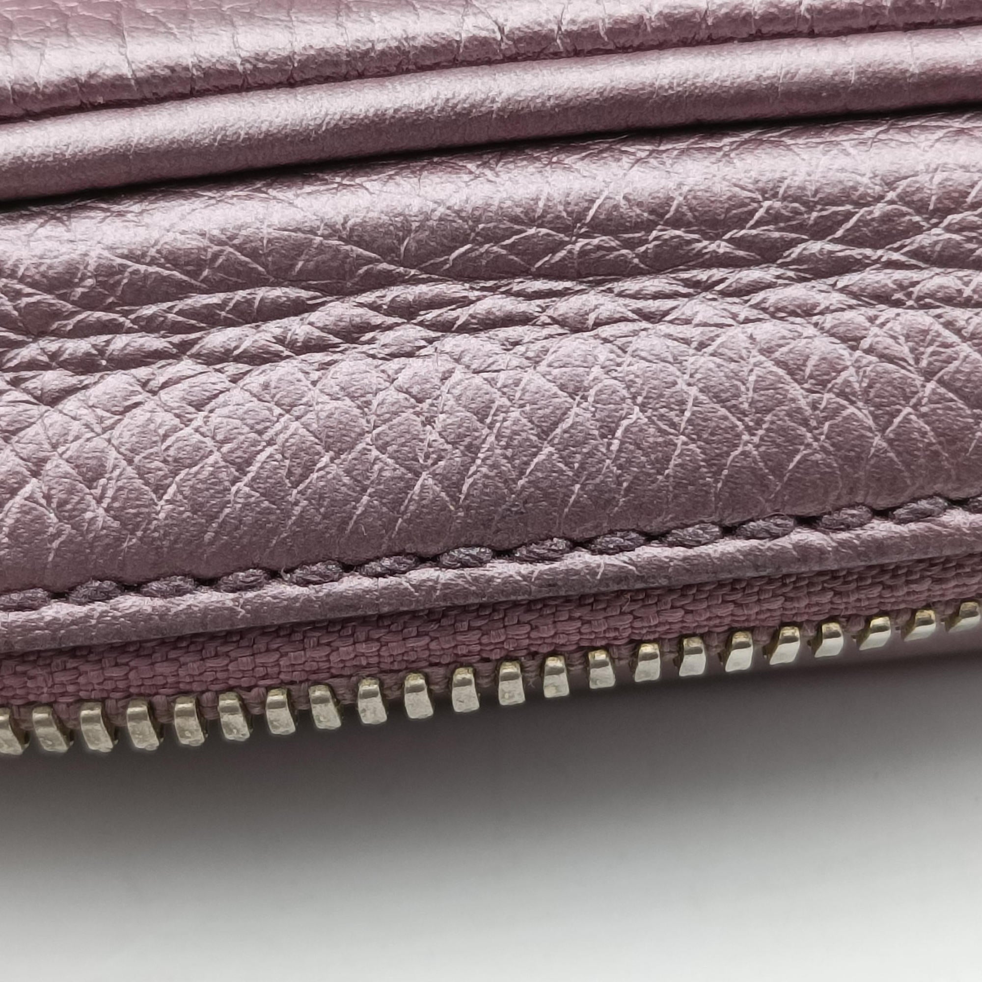 Pre-owned Gucci Soho Purple Leather 308364 shoulderbag | stylenewstar
