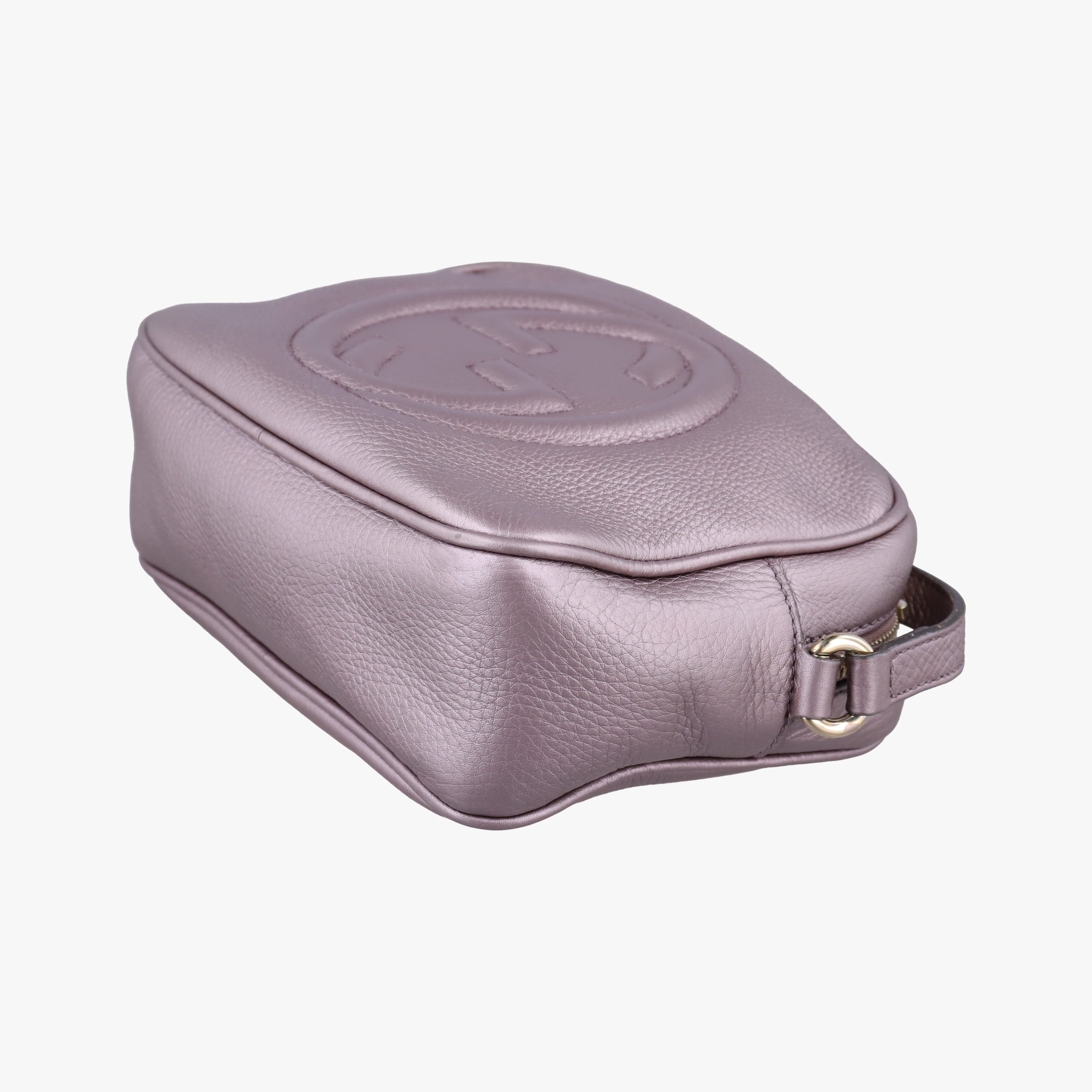 Pre-owned Gucci Soho Purple Leather 308364 shoulderbag | stylenewstar