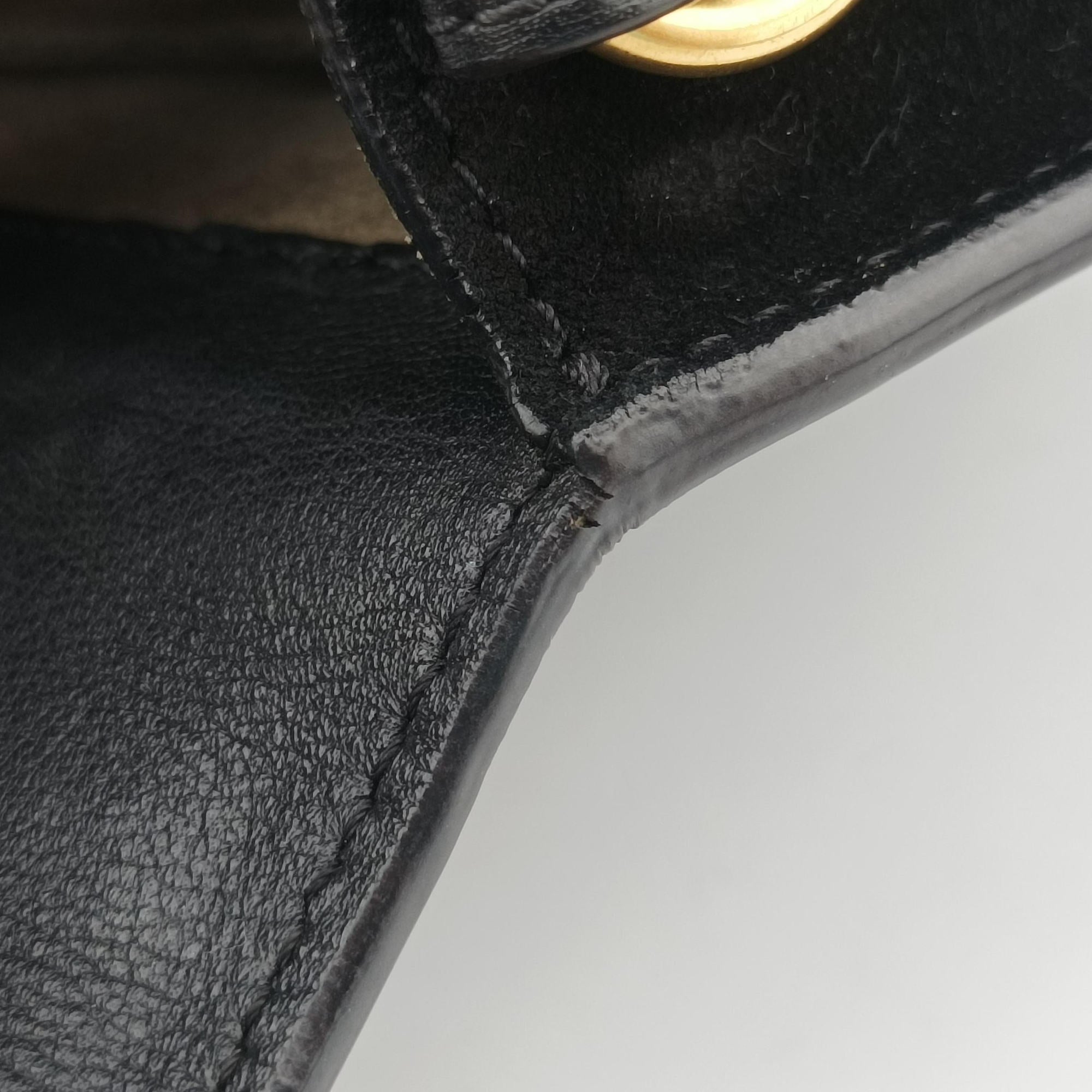 Pre-owned Chloe Bracelet Nile Black Leather  handbag | stylenewstar