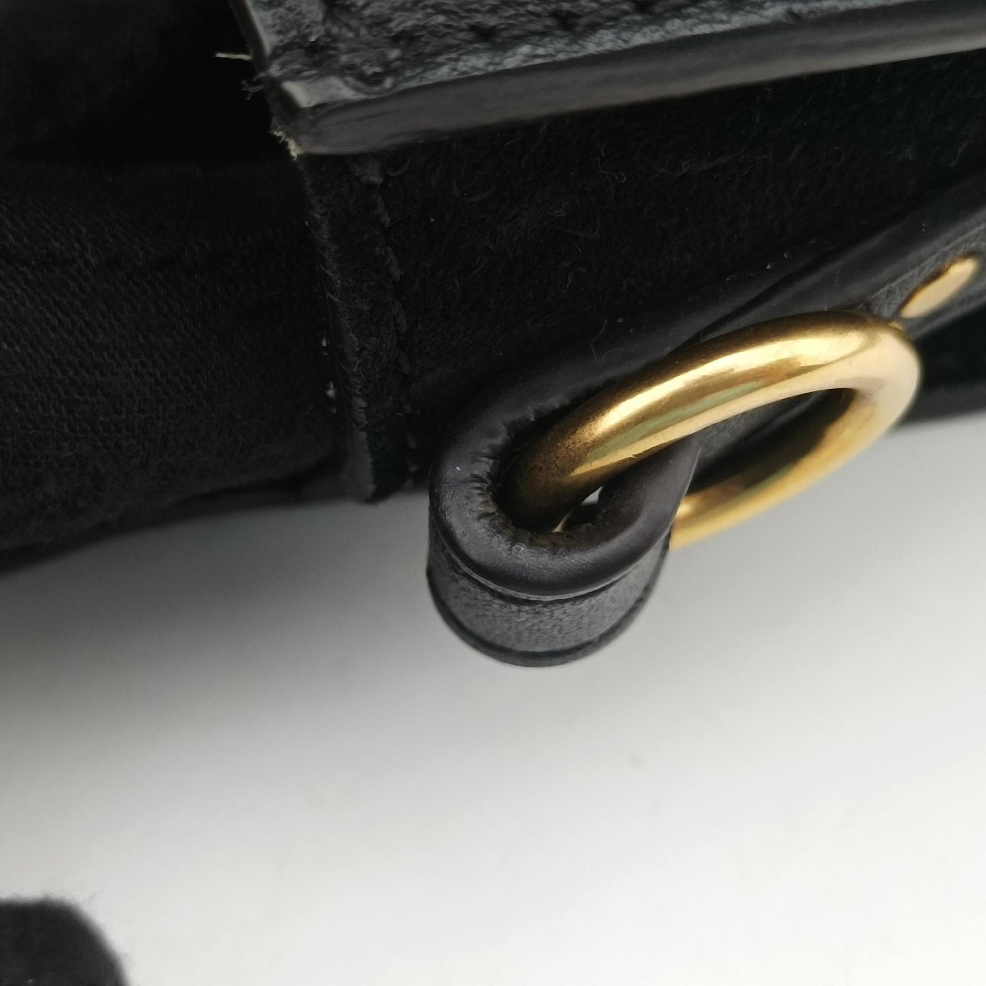Pre-owned Chloe Bracelet Nile Black Leather  handbag | stylenewstar