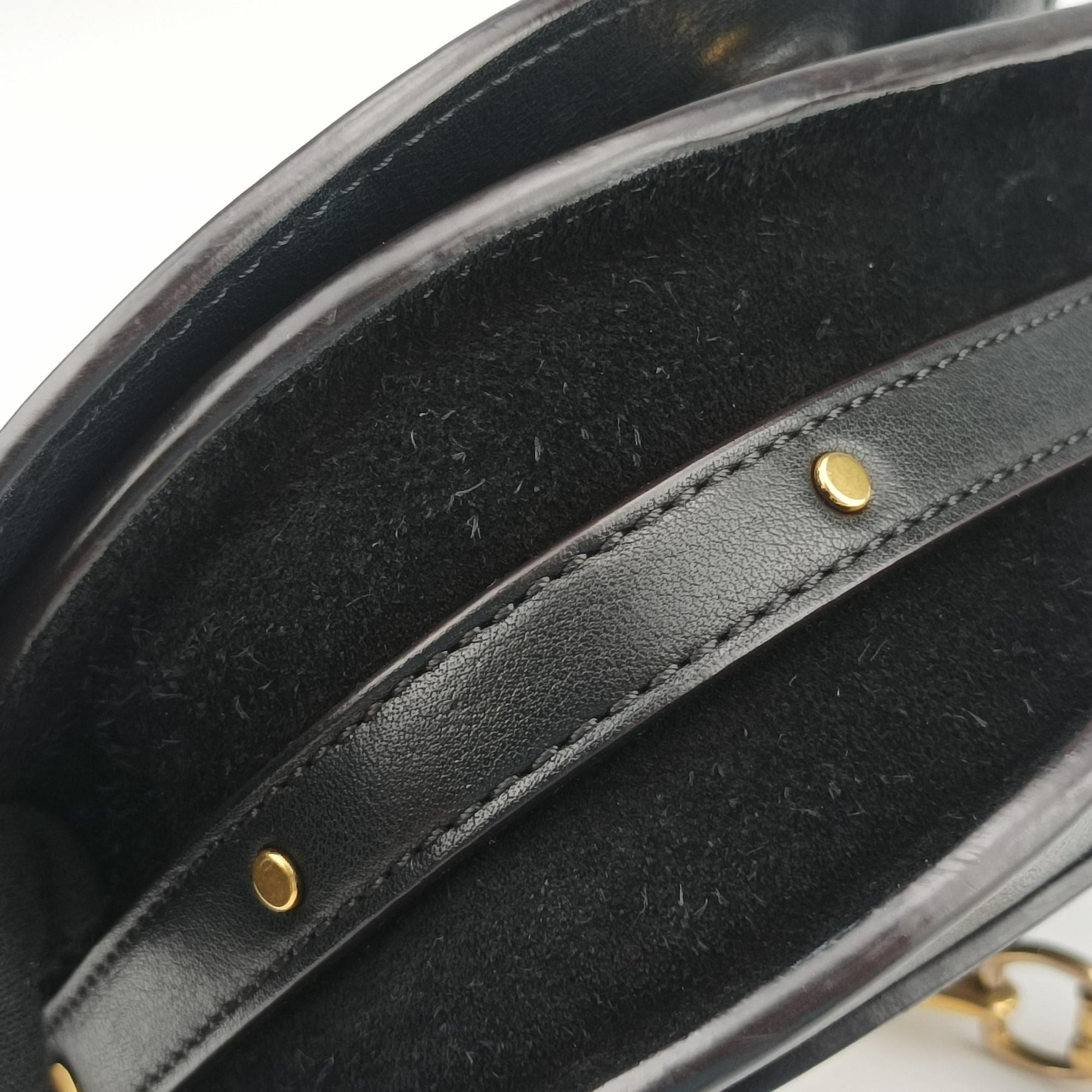 Pre-owned Chloe Bracelet Nile Black Leather  handbag | stylenewstar