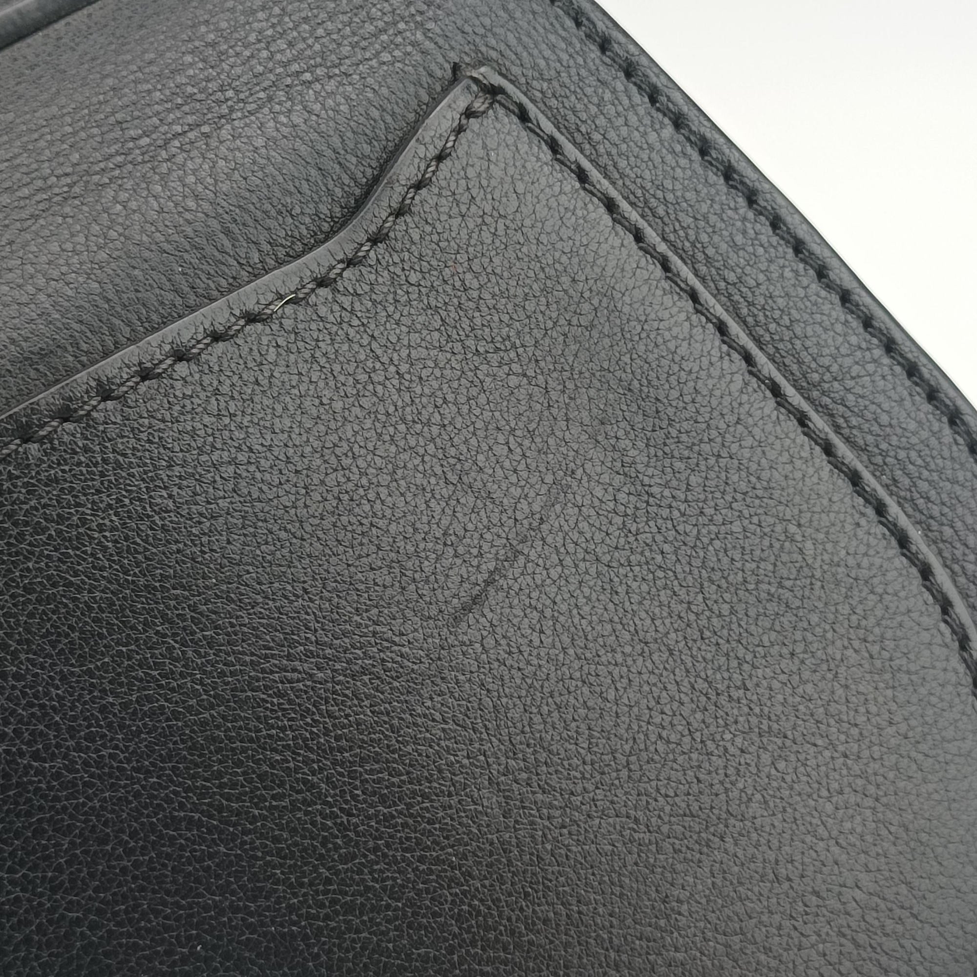 Pre-owned Chloe Bracelet Nile Black Leather  handbag | stylenewstar