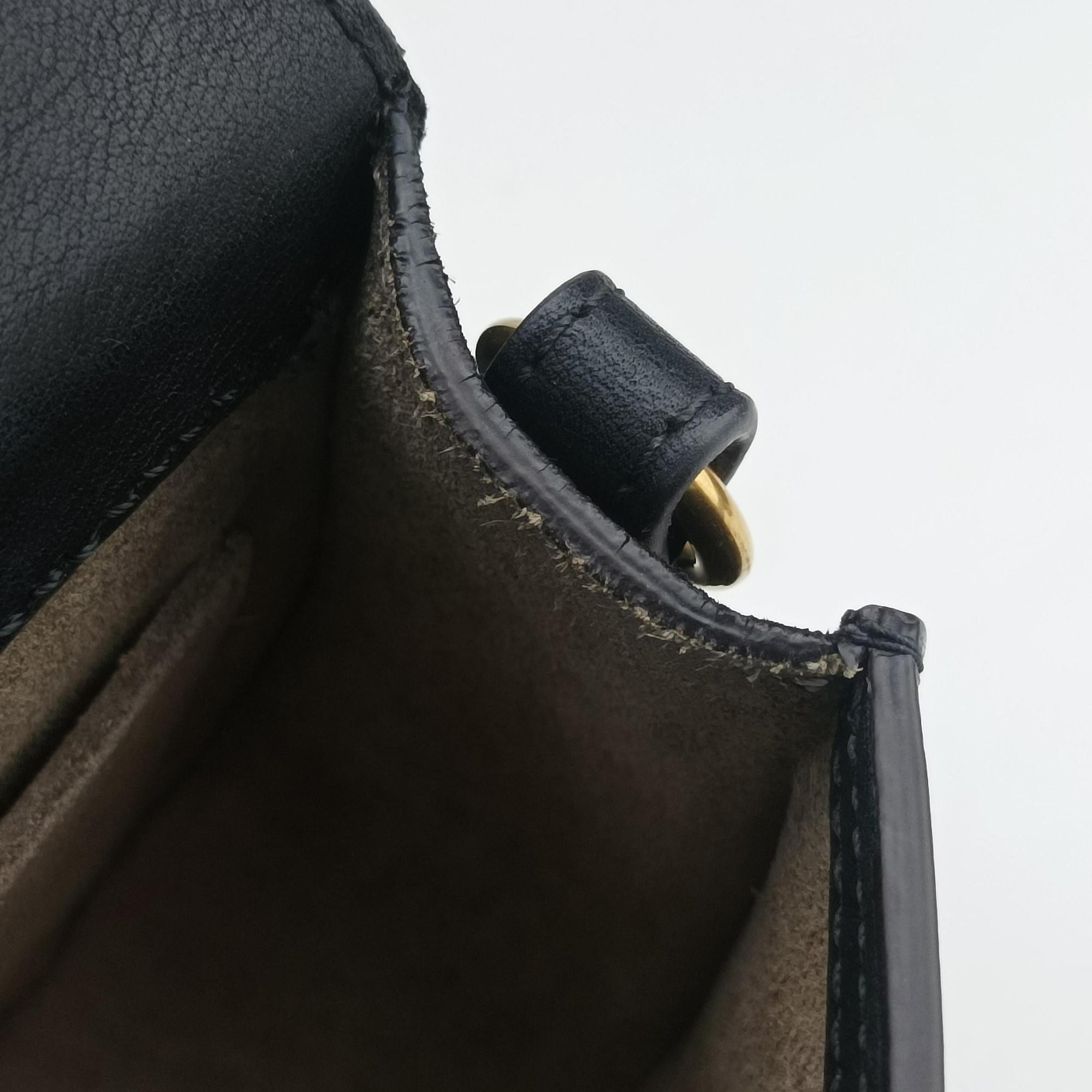 Pre-owned Chloe Bracelet Nile Black Leather  handbag | stylenewstar