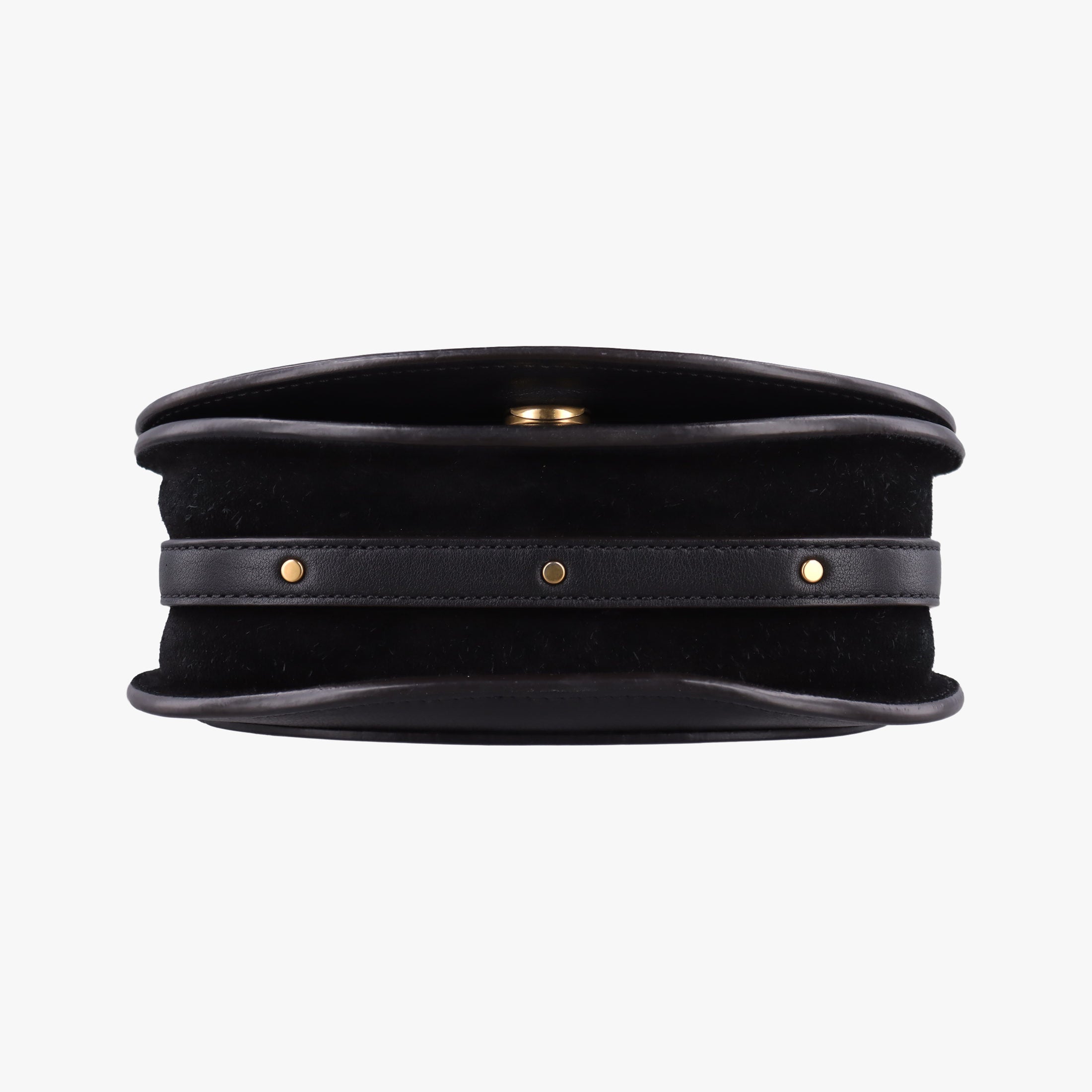 Pre-owned Chloe Bracelet Nile Black Leather  handbag | stylenewstar