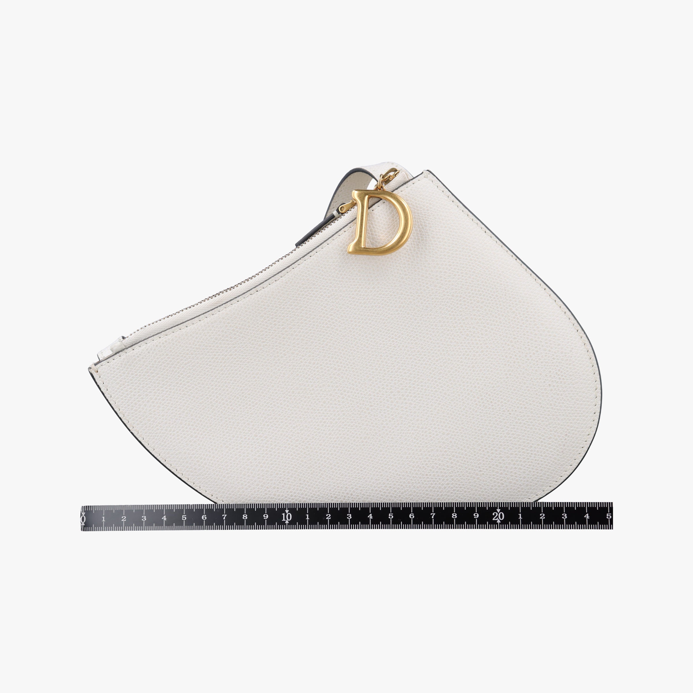 Pre-owned Christian Dior Saddle White Leather  shoulderbag | stylenewstar