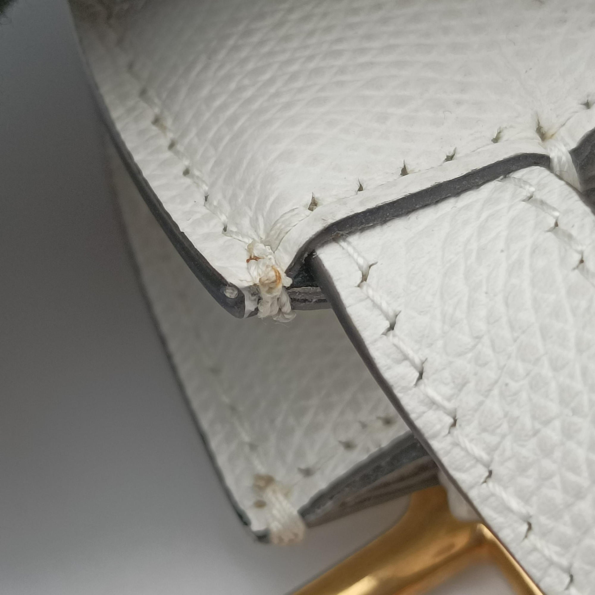 Pre-owned Christian Dior Saddle White Leather  shoulderbag | stylenewstar