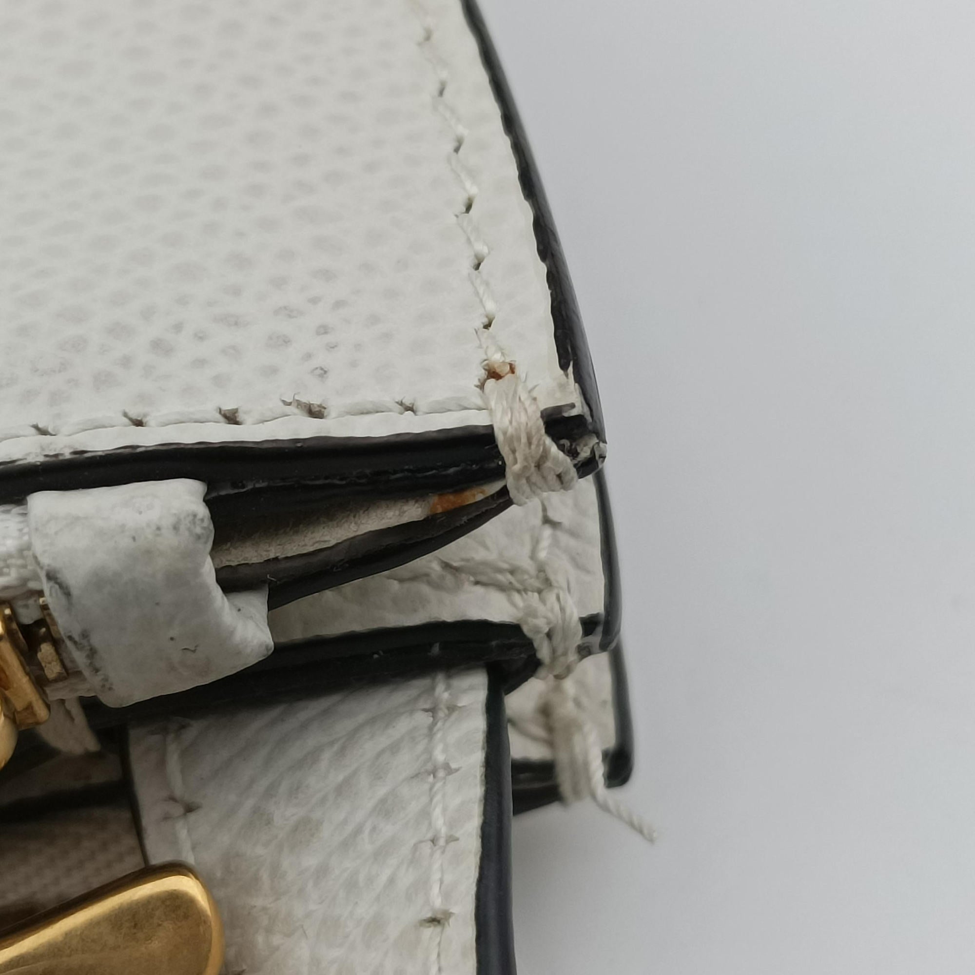 Pre-owned Christian Dior Saddle White Leather  shoulderbag | stylenewstar