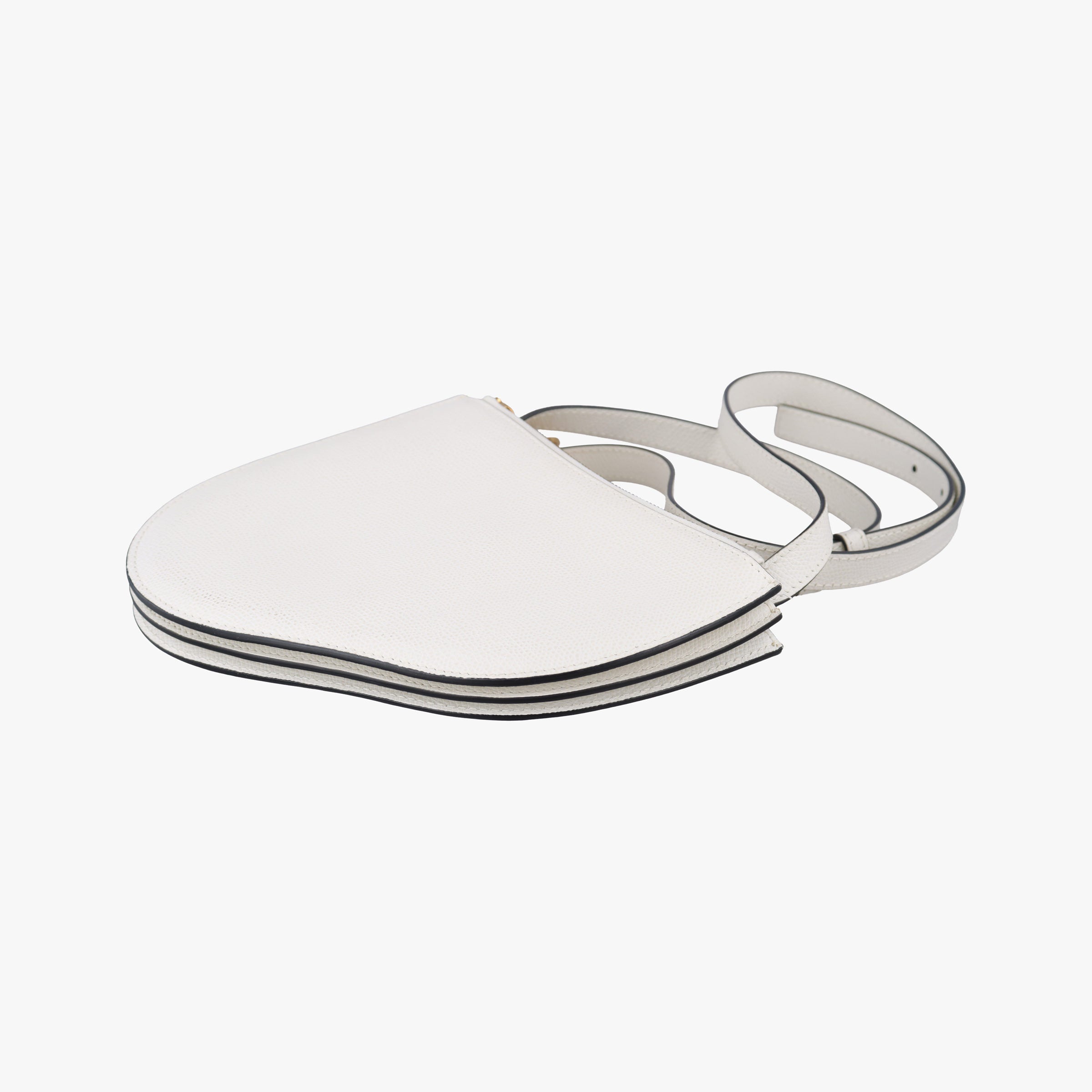 Pre-owned Christian Dior Saddle White Leather  shoulderbag | stylenewstar