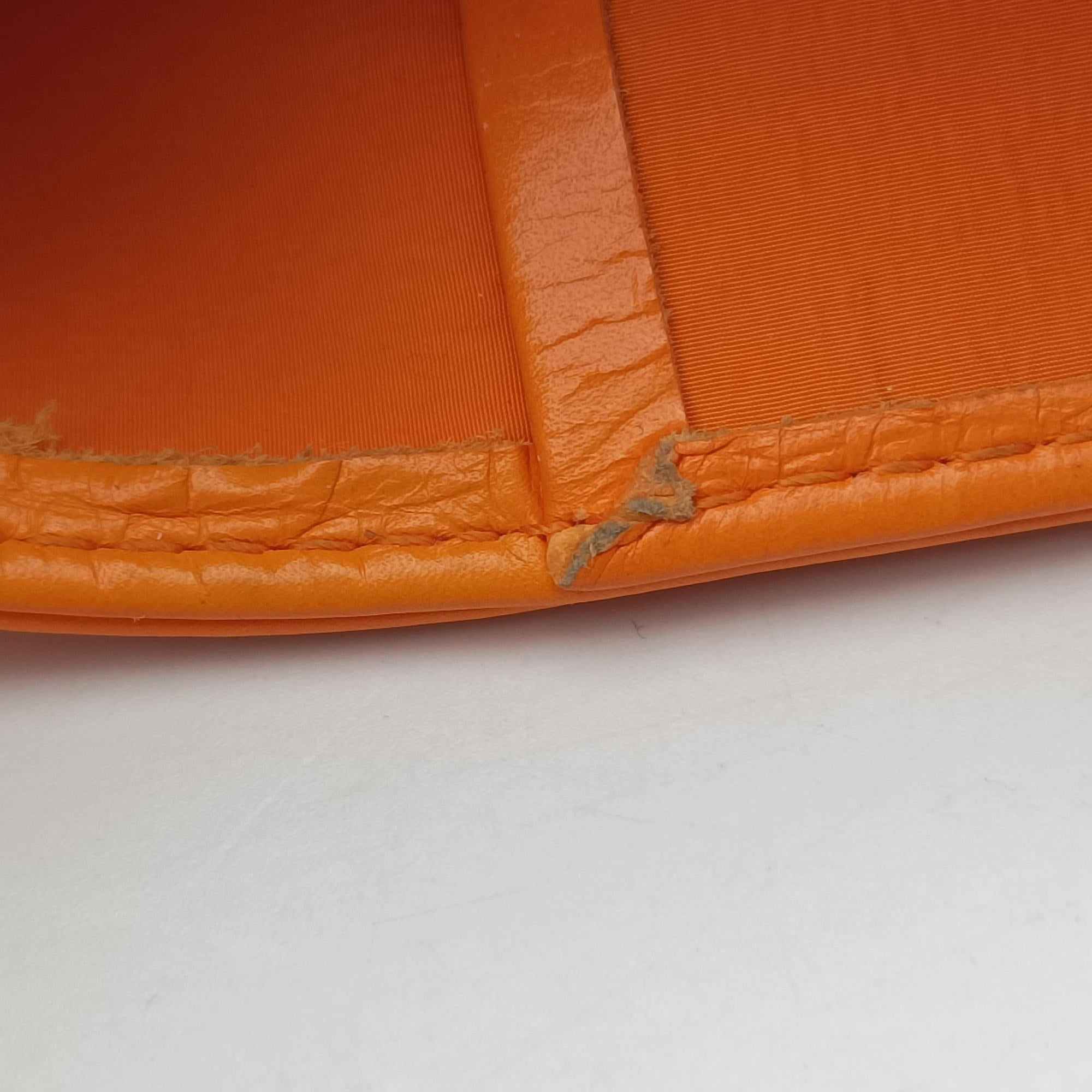 Secondhand Bottega Veneta candy cassette Orange lambskin  shoulderbag | stylenewstar