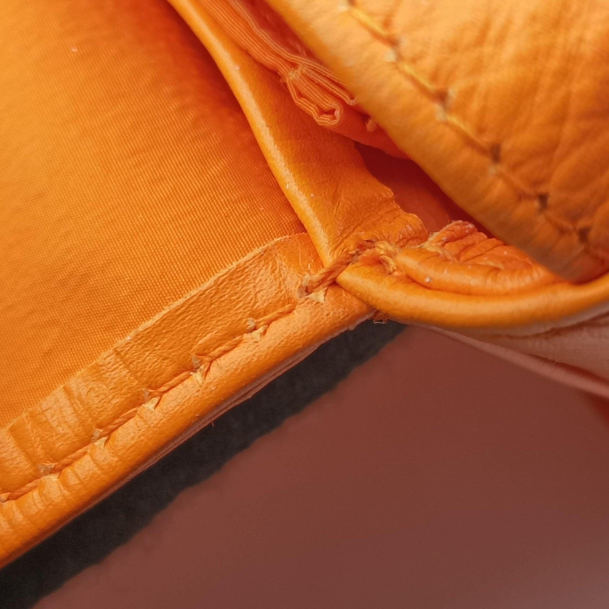 Secondhand Bottega Veneta candy cassette Orange lambskin  shoulderbag | stylenewstar